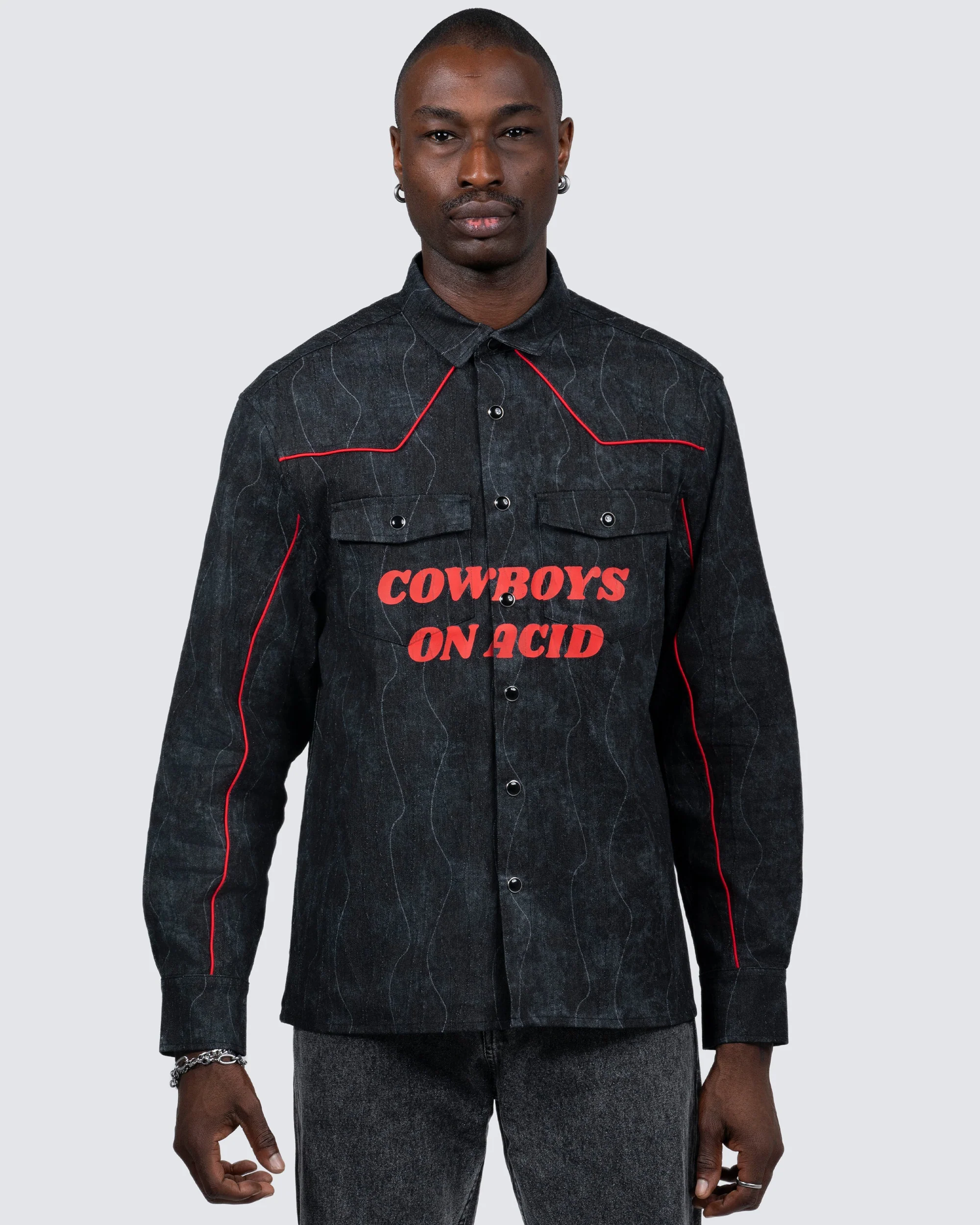 ACID COWBOY DENIM SHIRT - Image 2