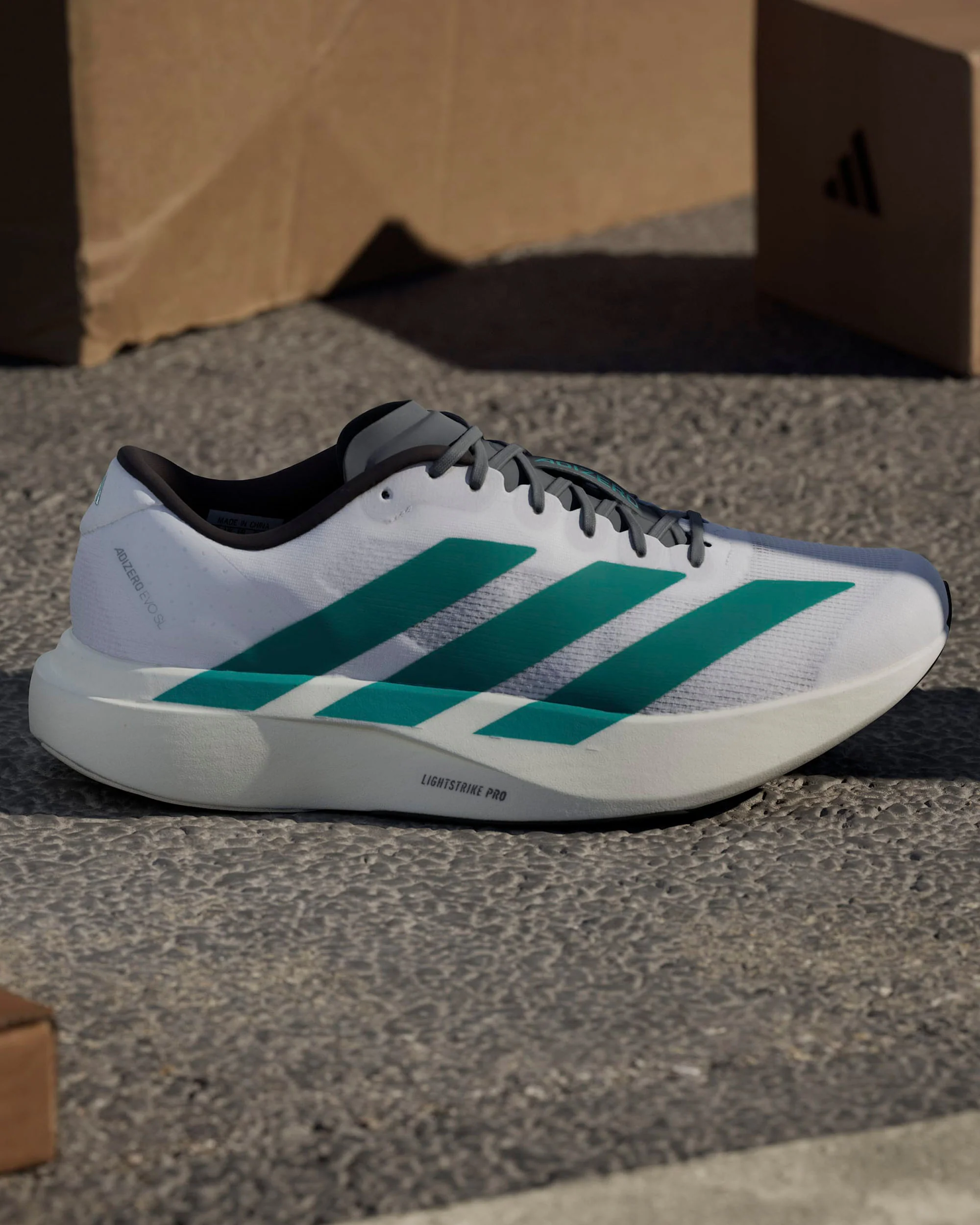 ADIDAS ADIZERO EVO SL WHITE - Image 10