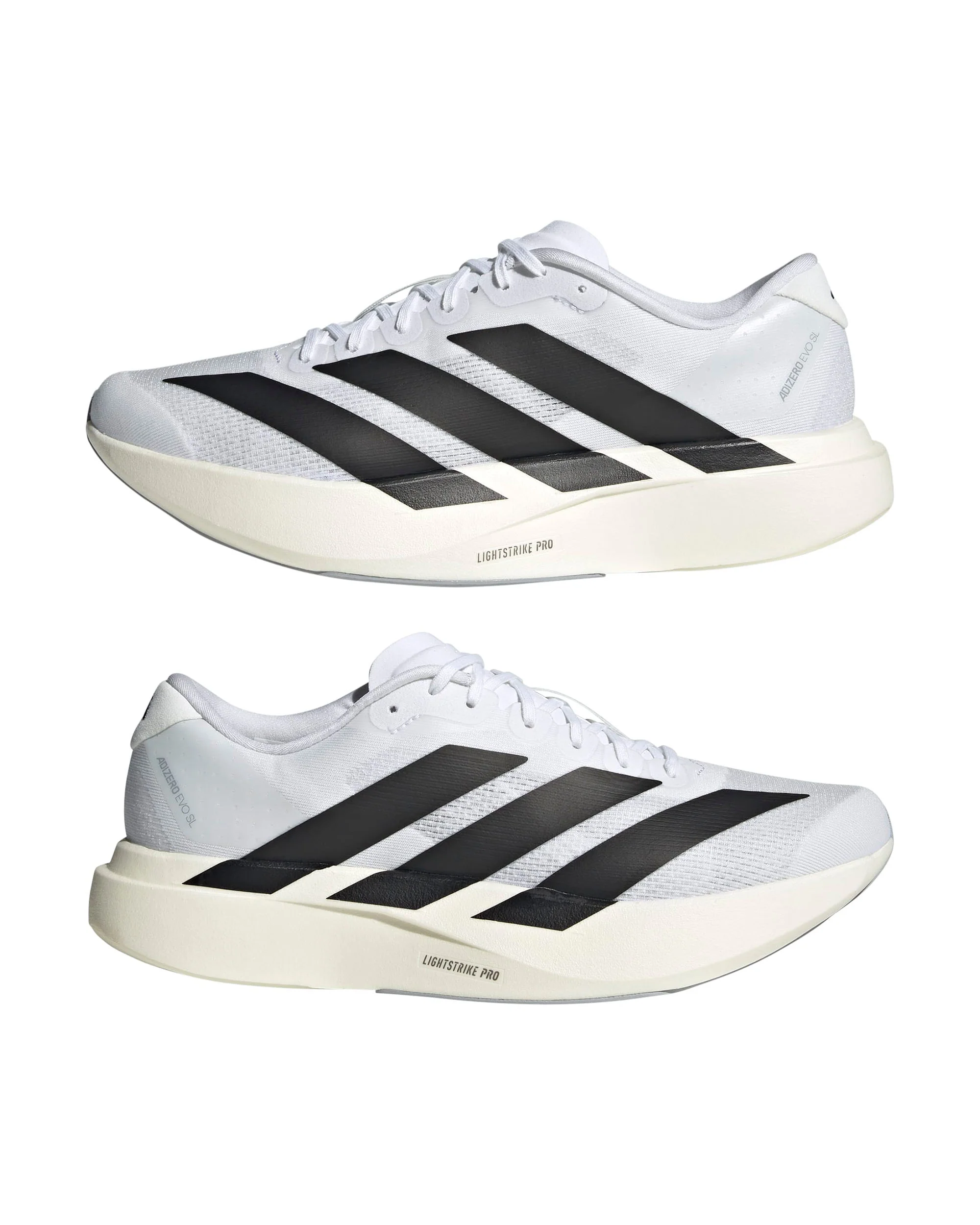 ADIDAS ADIZERO EVO SL WHITE/BLACK - Image 7