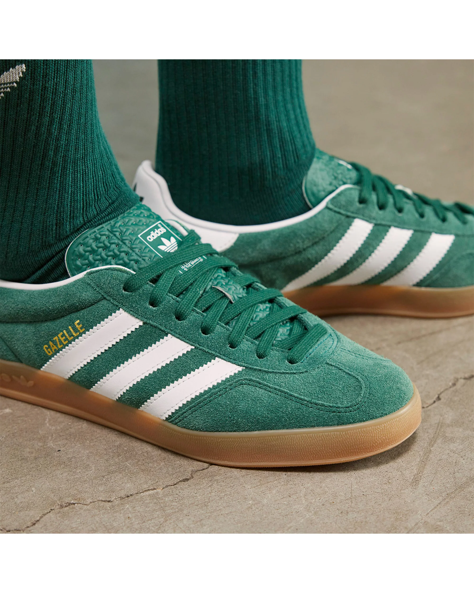 ADIDAS GAZELLE INDOOR - GREEN - Image 5