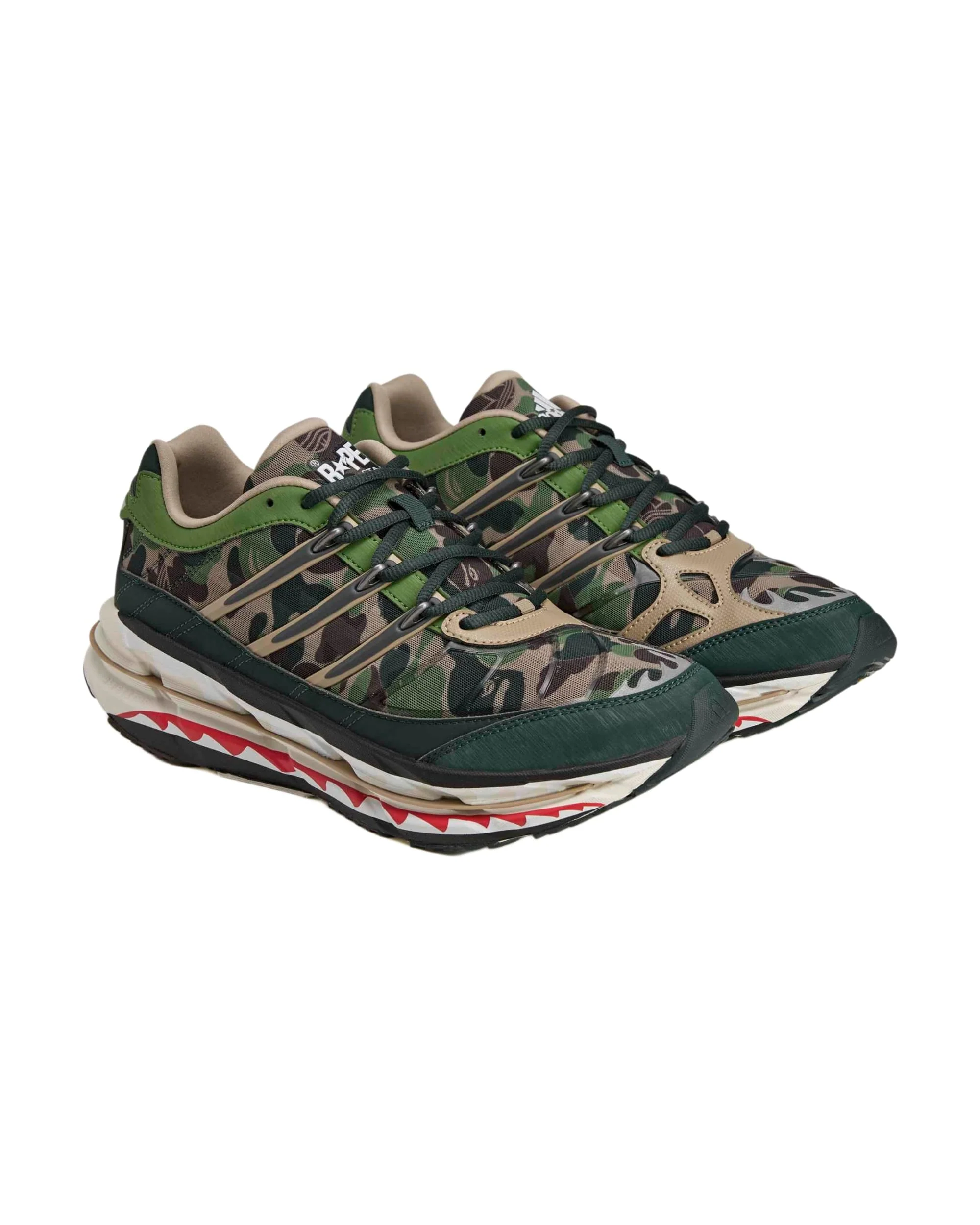 BAPE x adidas Adistar HRMY Trainers - Camo - Image 4