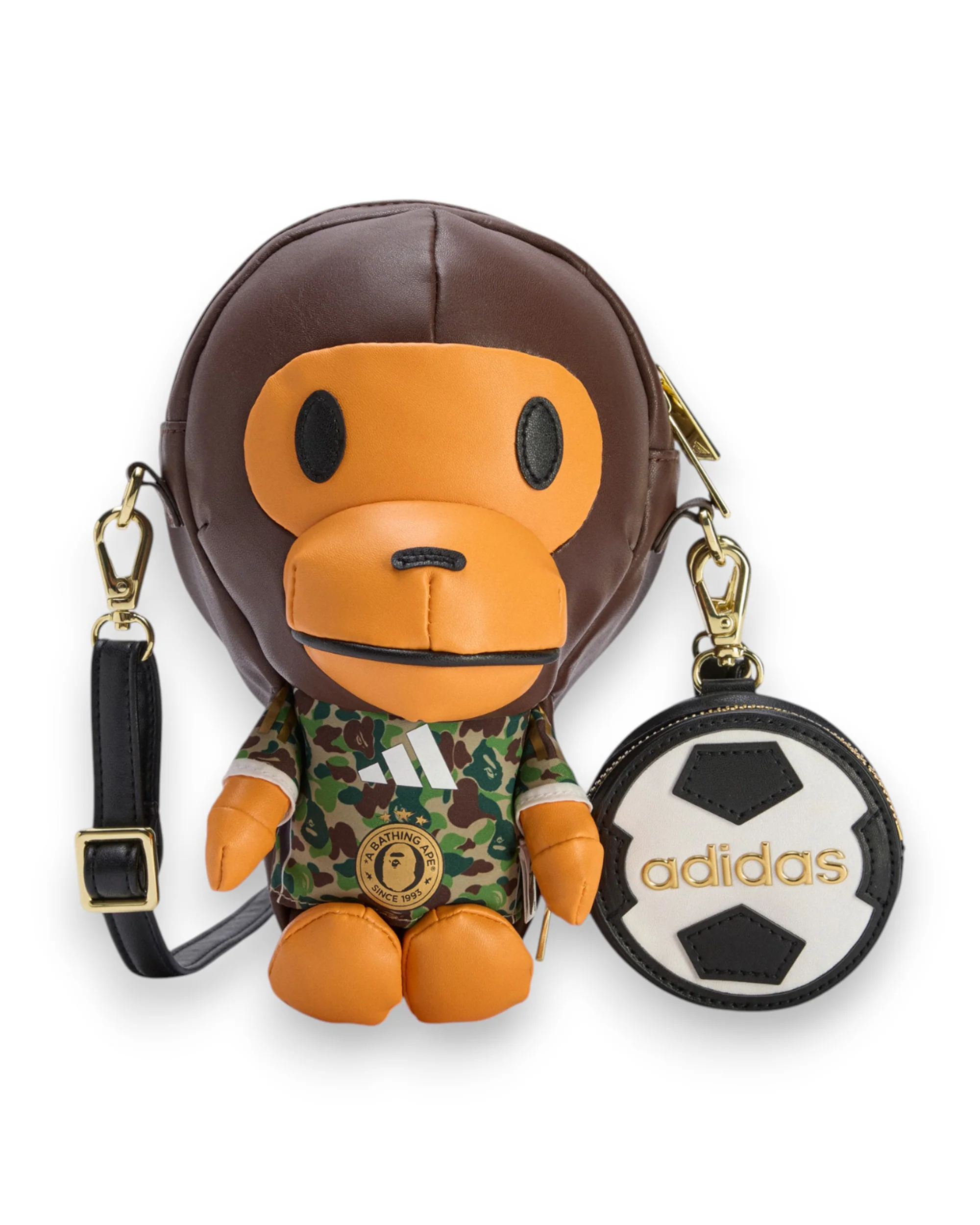 ADIDAS X BAPE BABY MILO SHOULDER BAG MULTI