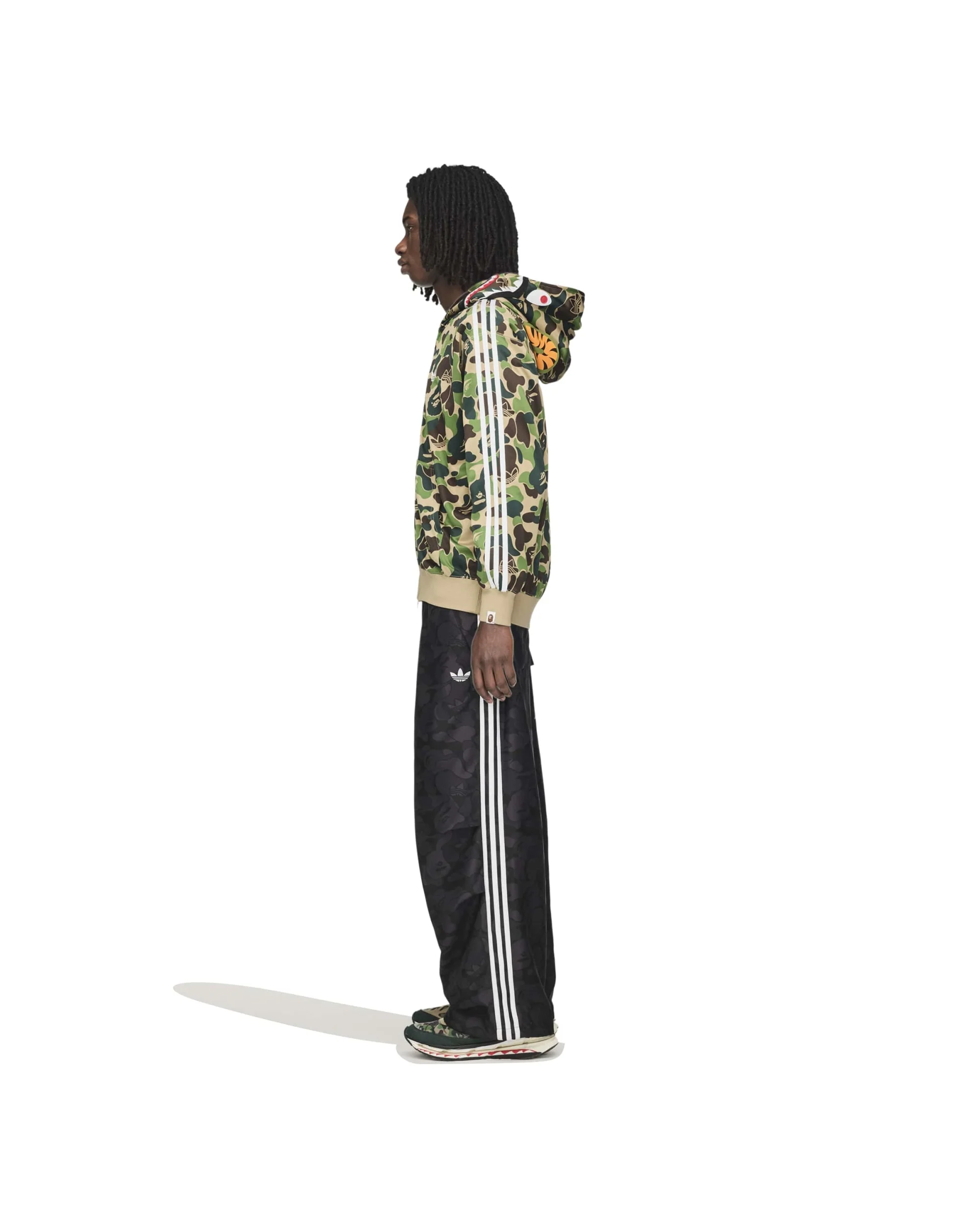 ADIDAS X BAPE SHARK TRACK HOODIE BAPE JACKET - Image 7