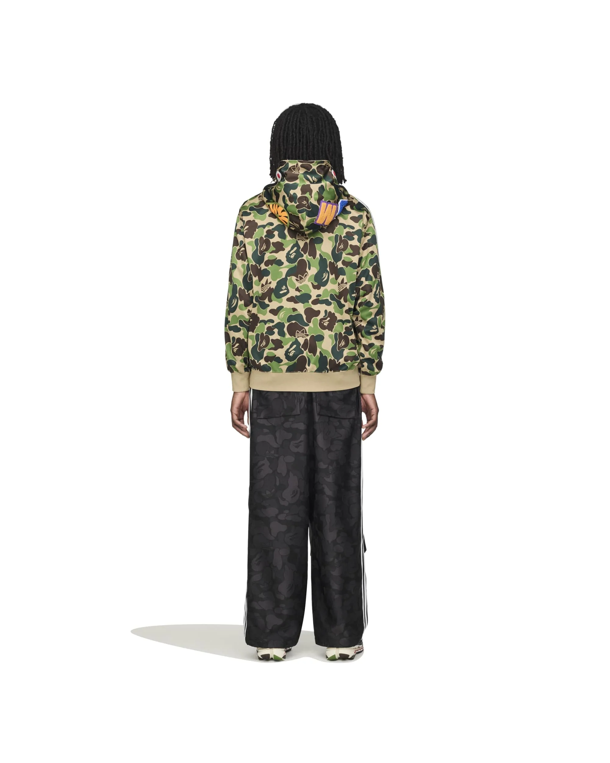 ADIDAS X BAPE SHARK TRACK HOODIE BAPE JACKET - Image 8