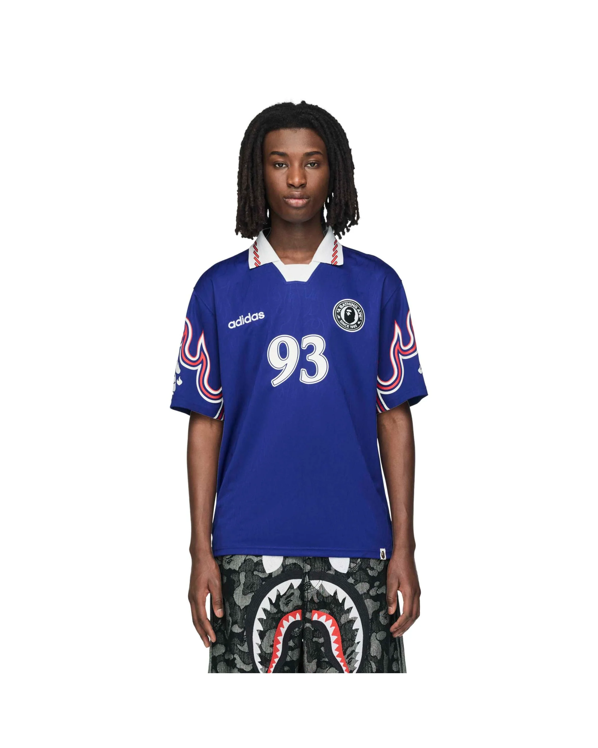 ADIDAS x BAPE SSL FLAME JERSEY BAPE® - Image 3