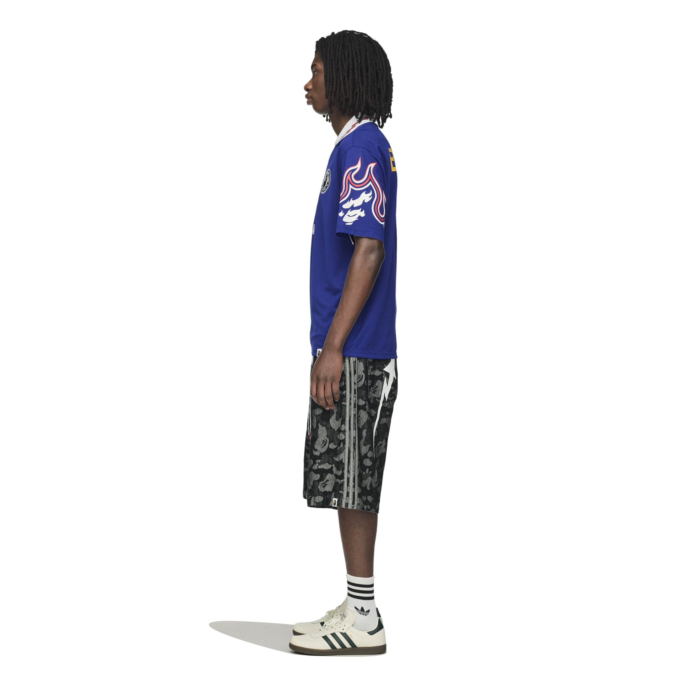 ADIDAS x BAPE SSL FLAME JERSEY BAPE® - Image 8