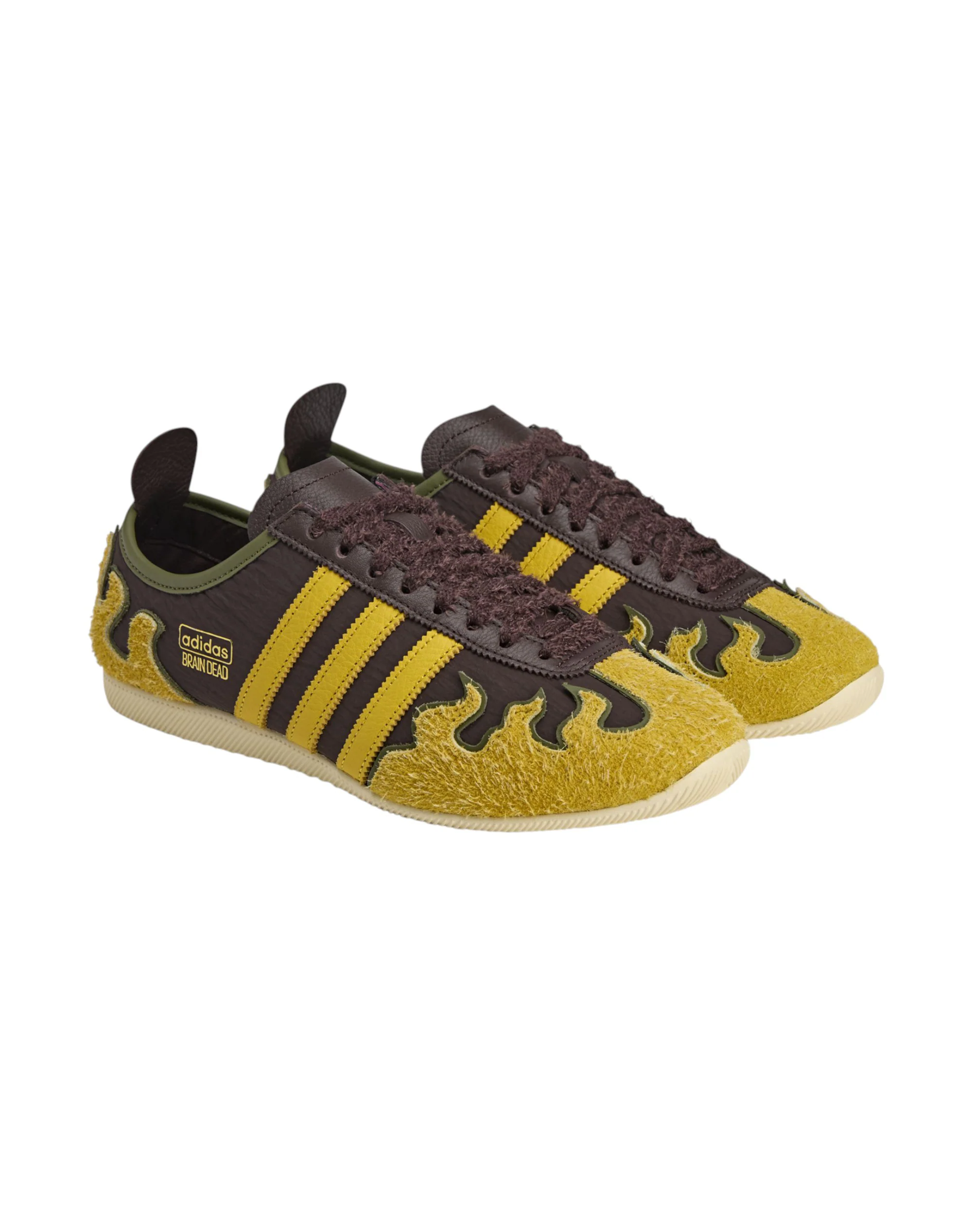 Adidas  x Brain Dead Japan Lo Brown/Yellow - Image 3