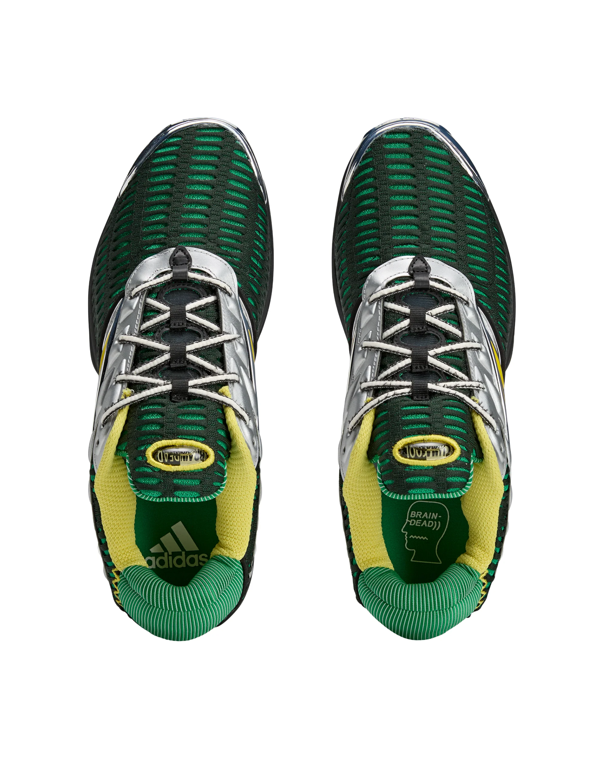 adidas x Brain Dead Y2K CLIMACOOL 2 - Green/White - Image 5