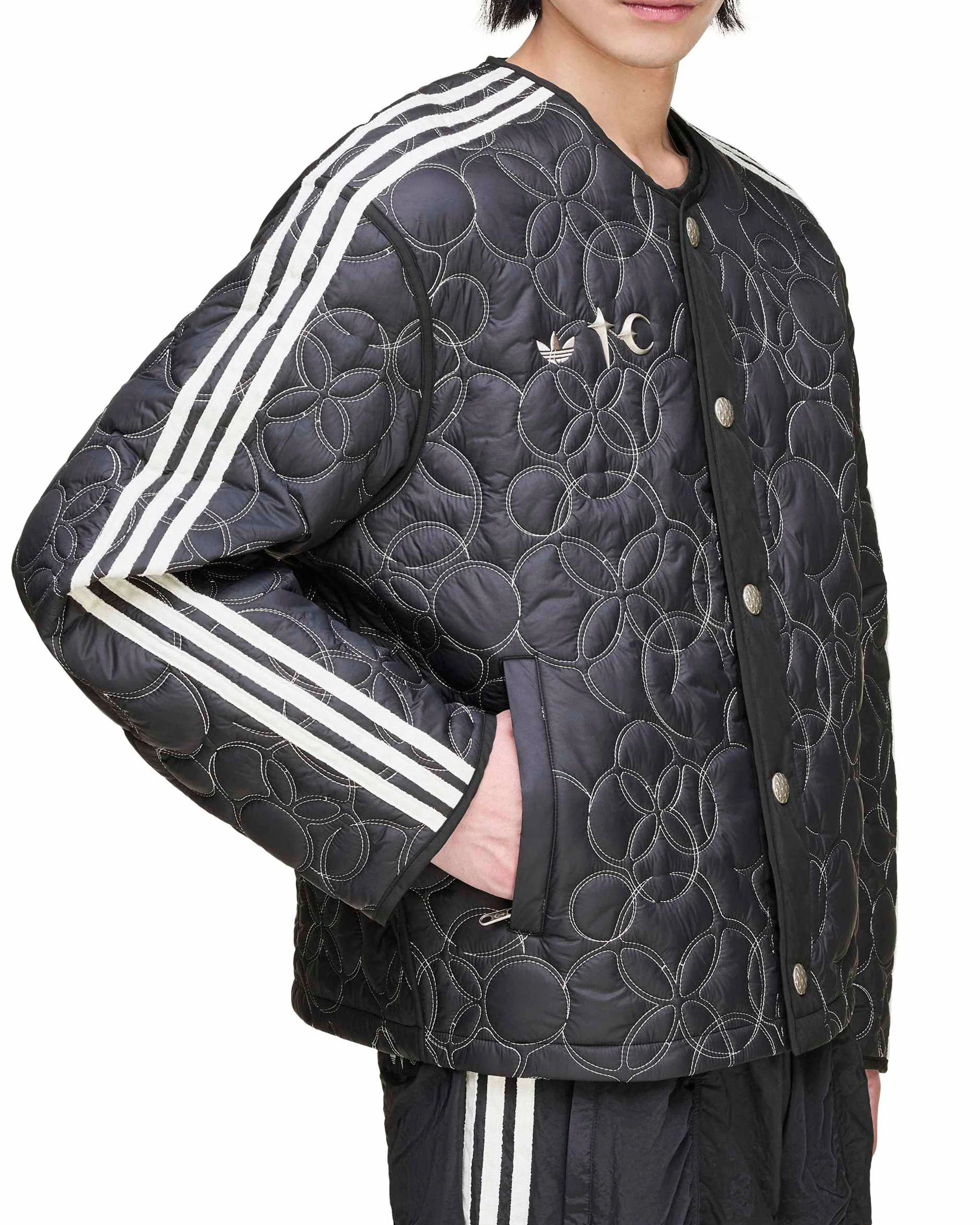 ADIDAS X THUG CLUB PADDED JACKET BLACK - Image 7