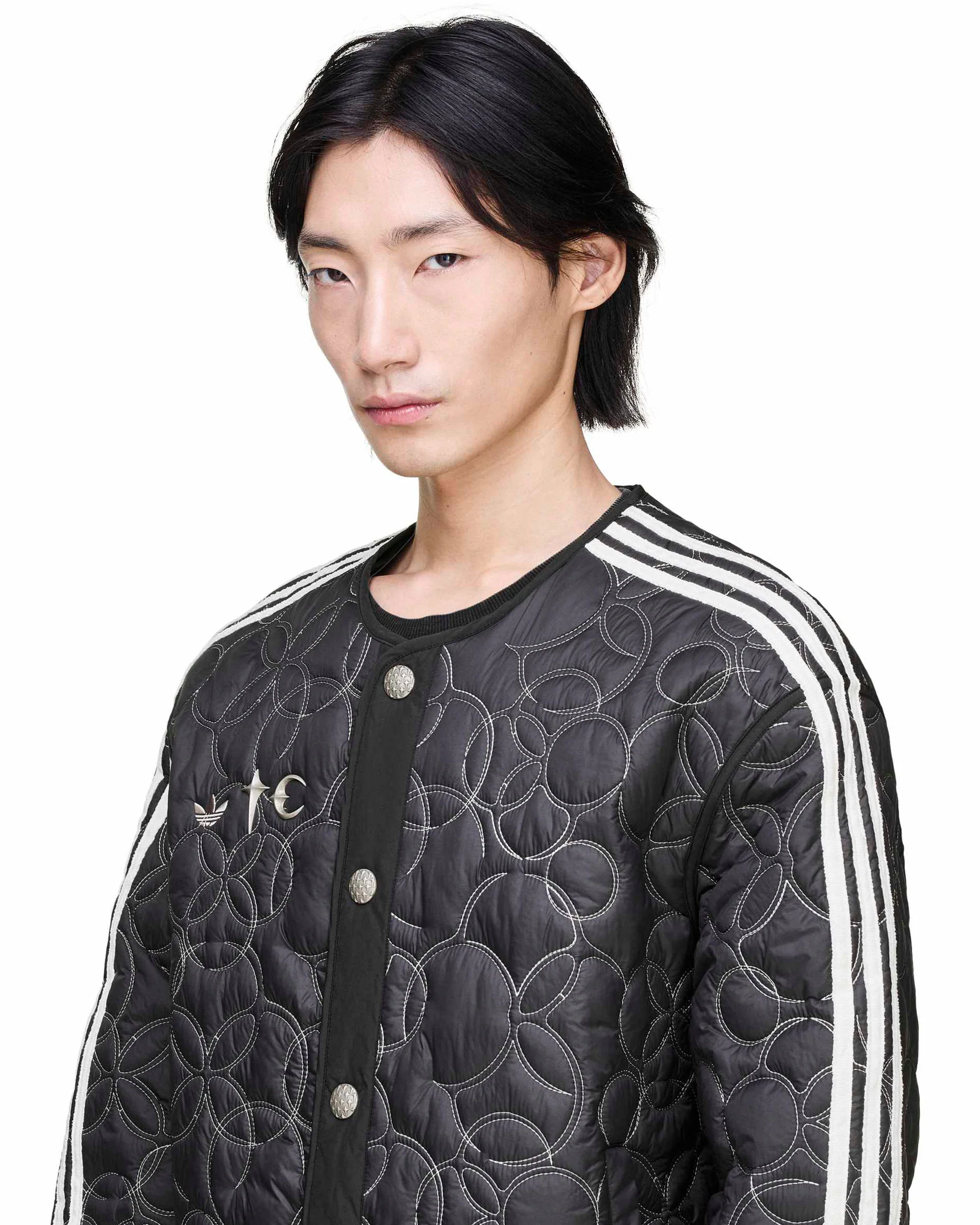ADIDAS X THUG CLUB PADDED JACKET BLACK - Image 8
