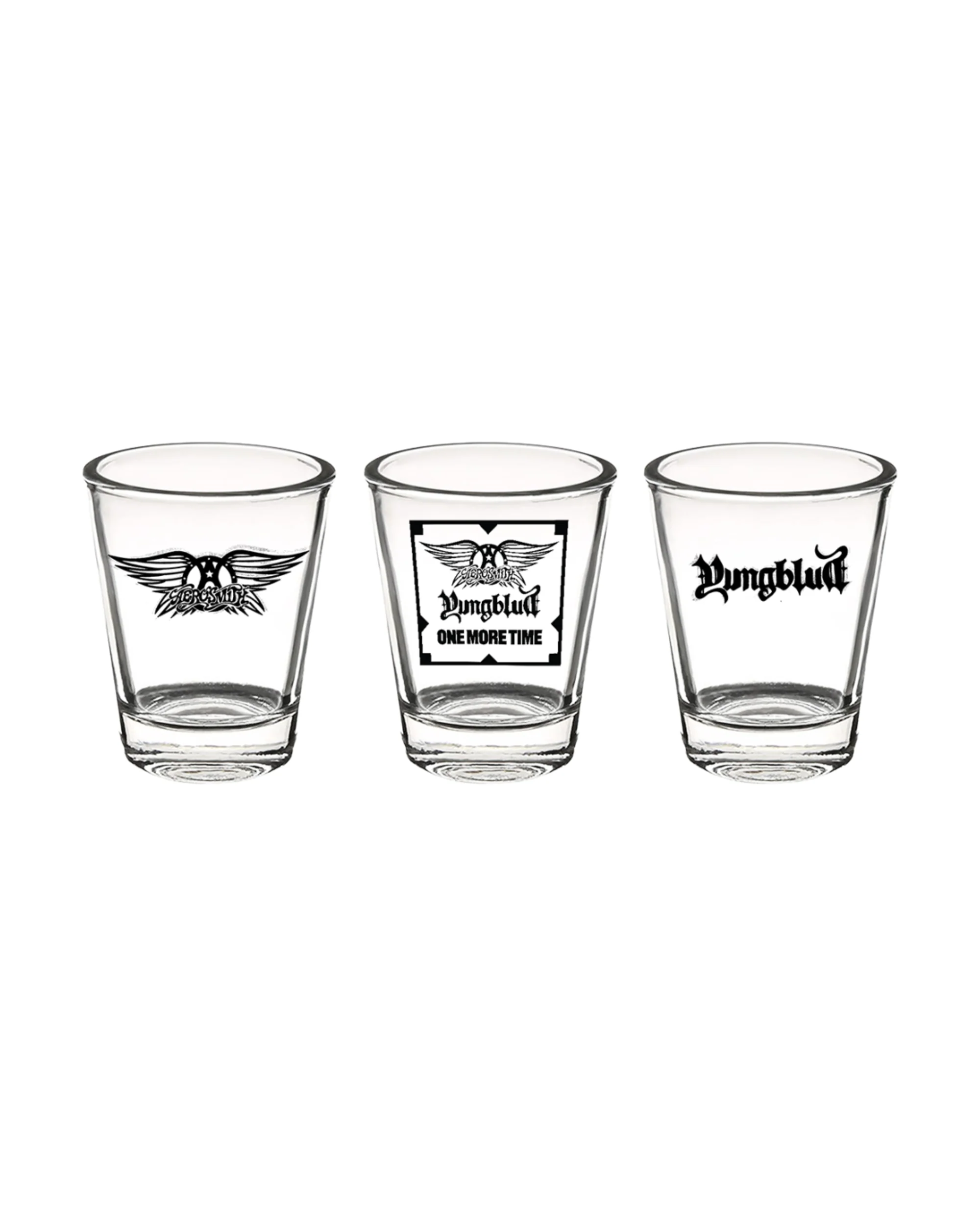 Aerosmith & YUNGBLUD - One More Time SHOT GLASS SET