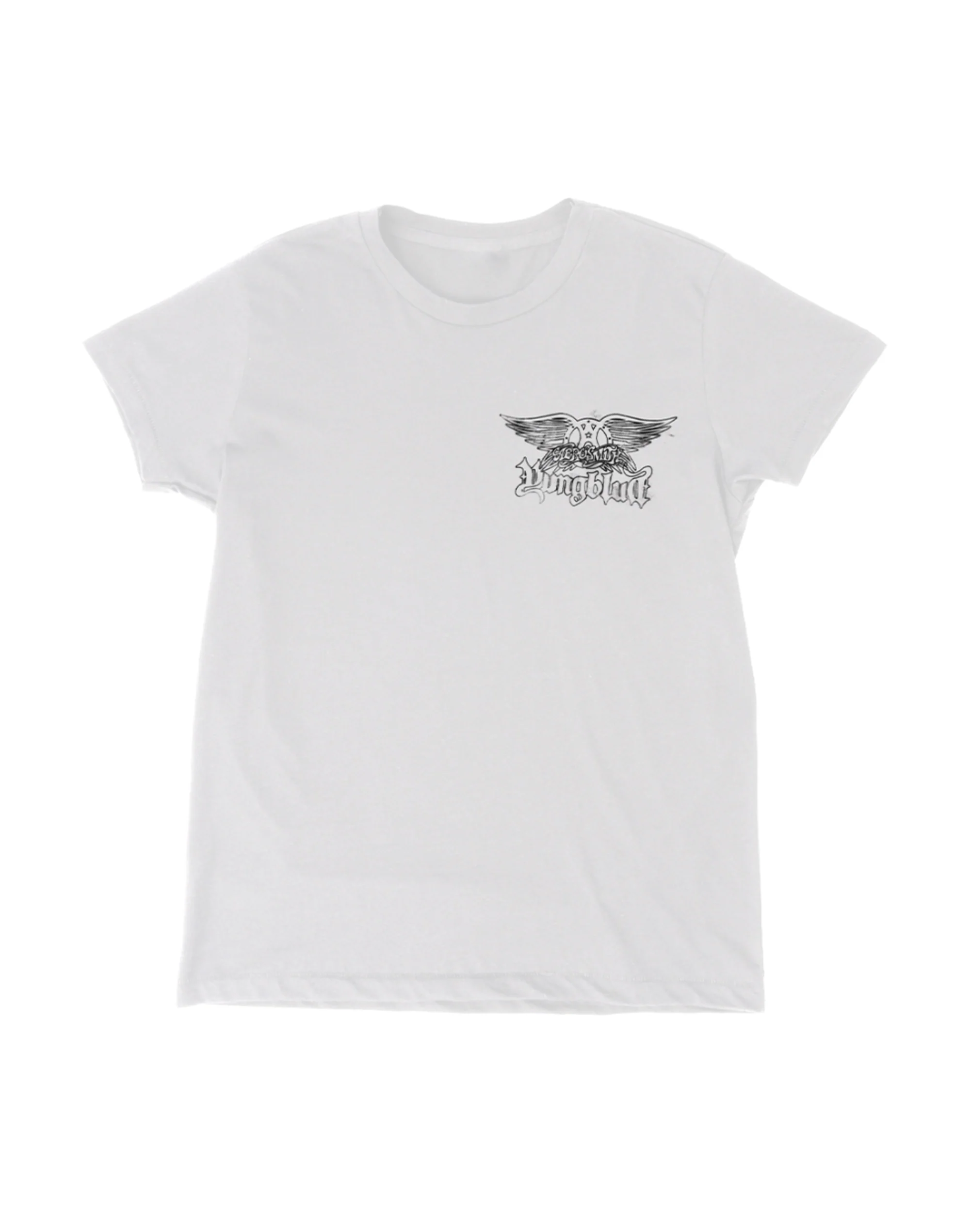 Aerosmith & YUNGBLUD - One More Time White T-Shirt