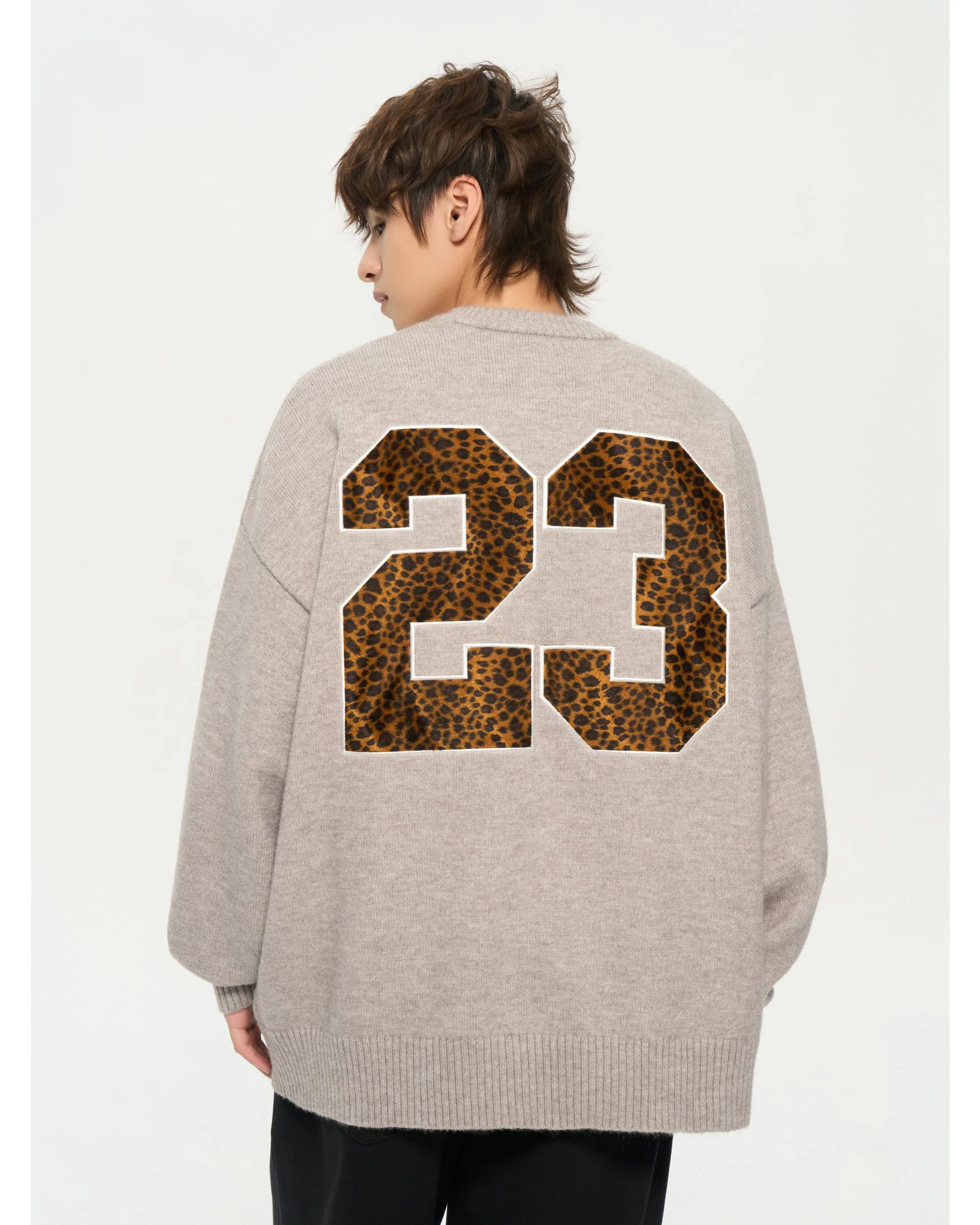 (AFGK) Leopard 23 Knit Sweater - Image 4