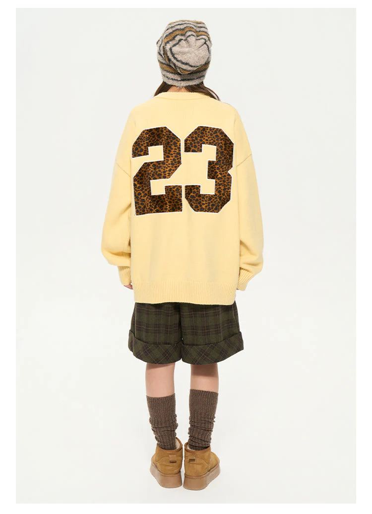(AFGK) Leopard 23 Knit Sweater - Image 9
