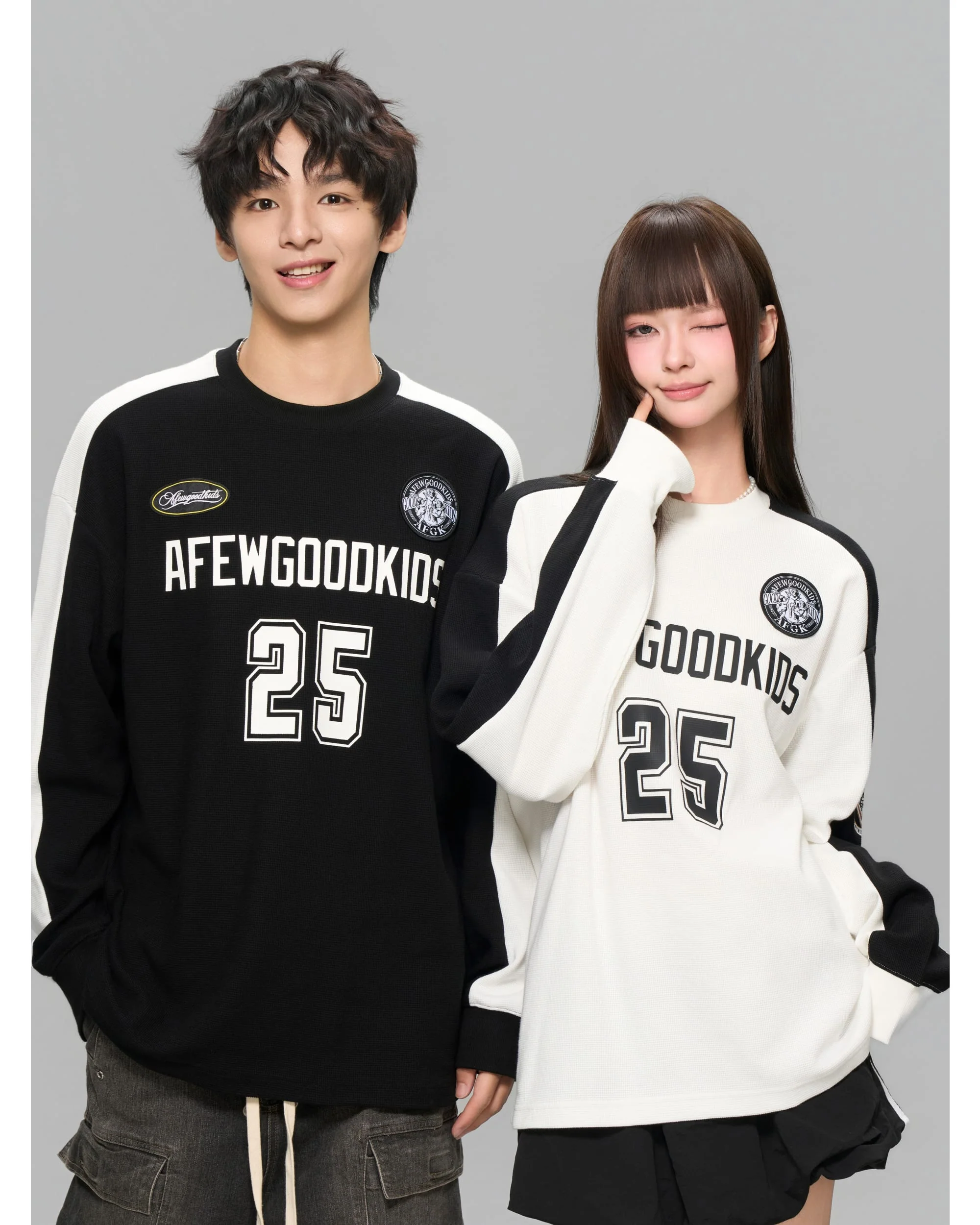 (AFGK) Waffle Panel Sweatshirt - Image 9