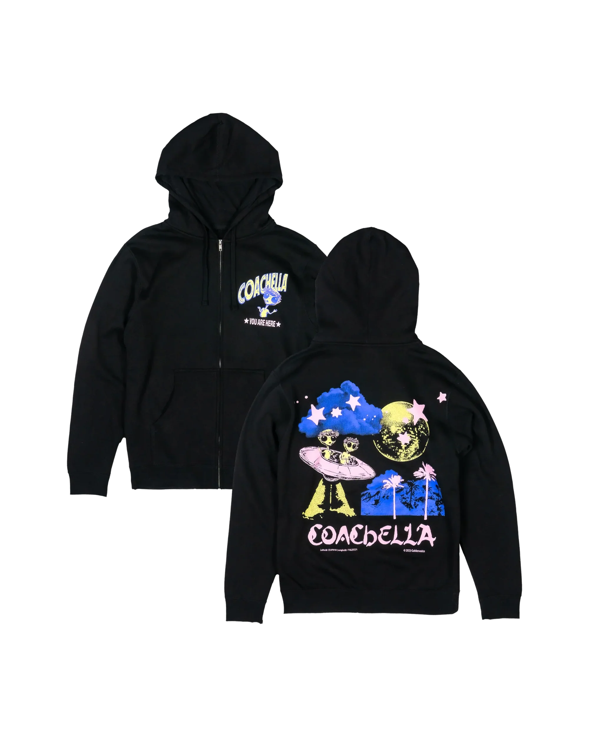 Alien Friends Zip Hoodie