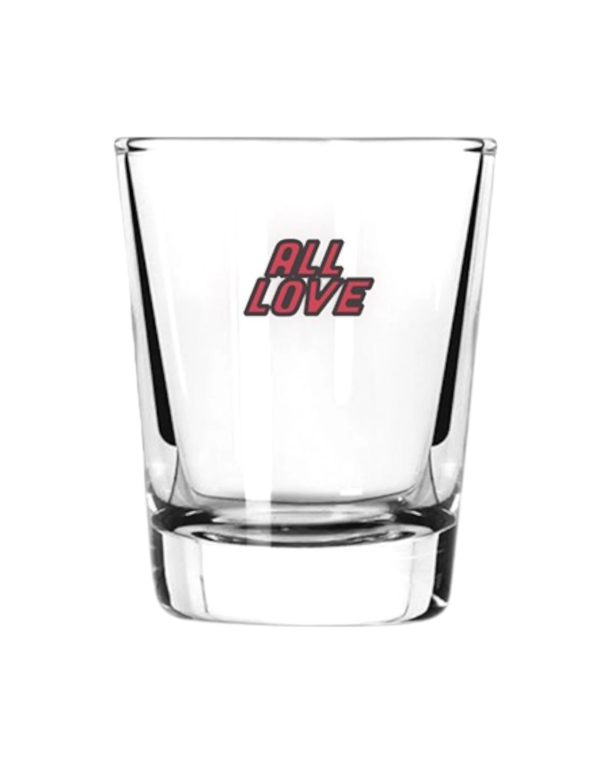 ALL LOVE SHOT GLASS