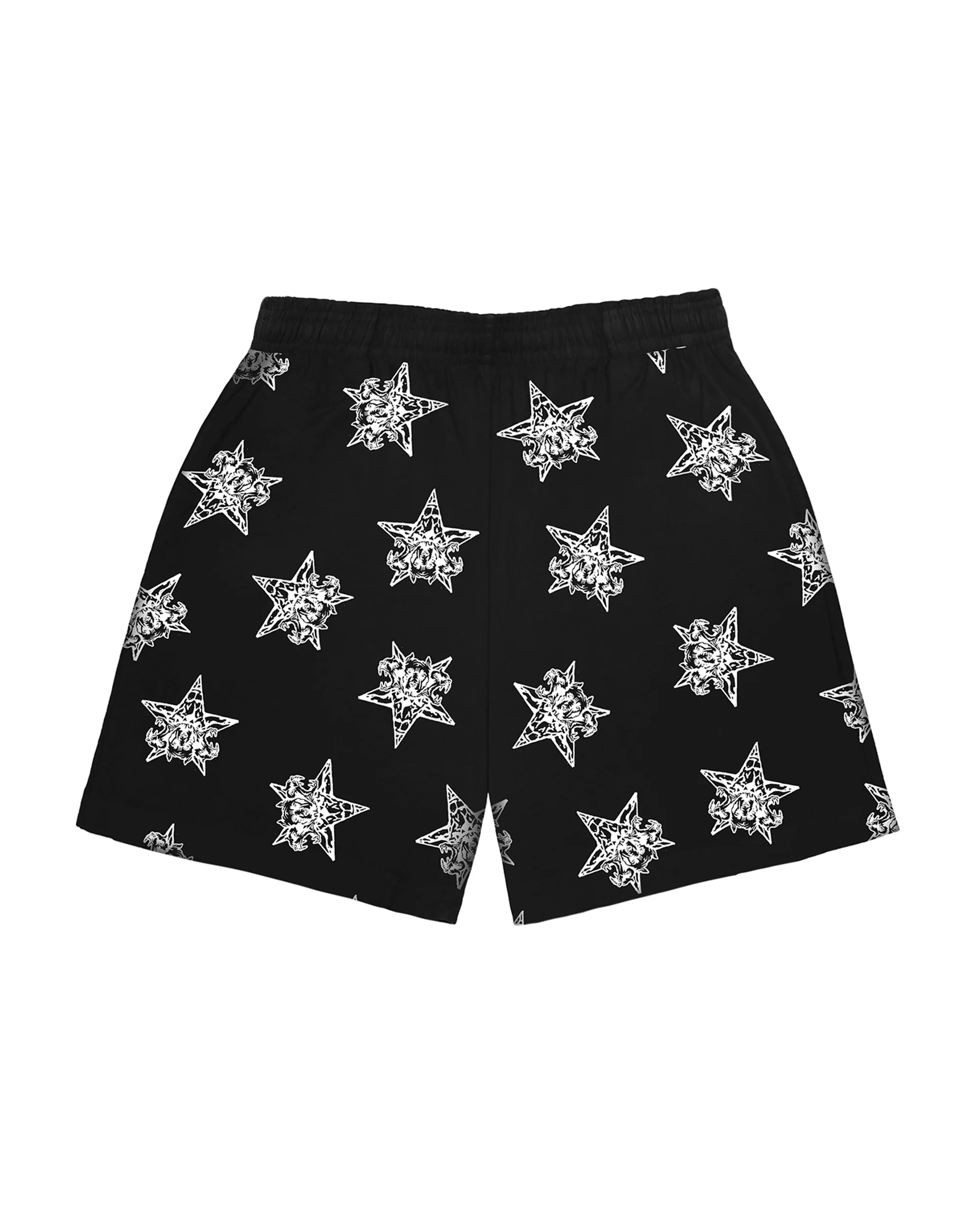 ALL OVER PRINT BAPHOMET SHORTS - Image 2