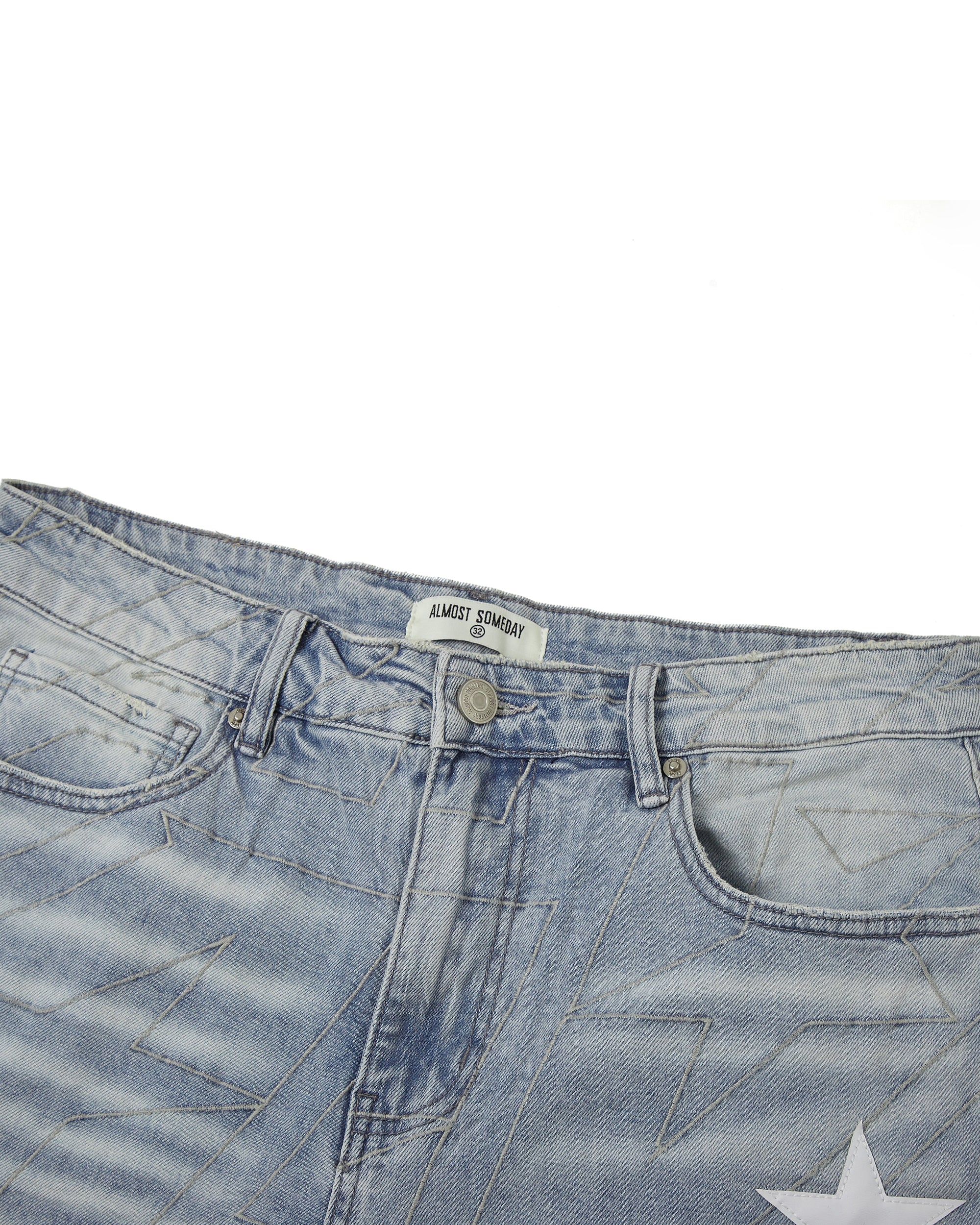 All-Star Denim Jorts (Washed Blue) - Image 7