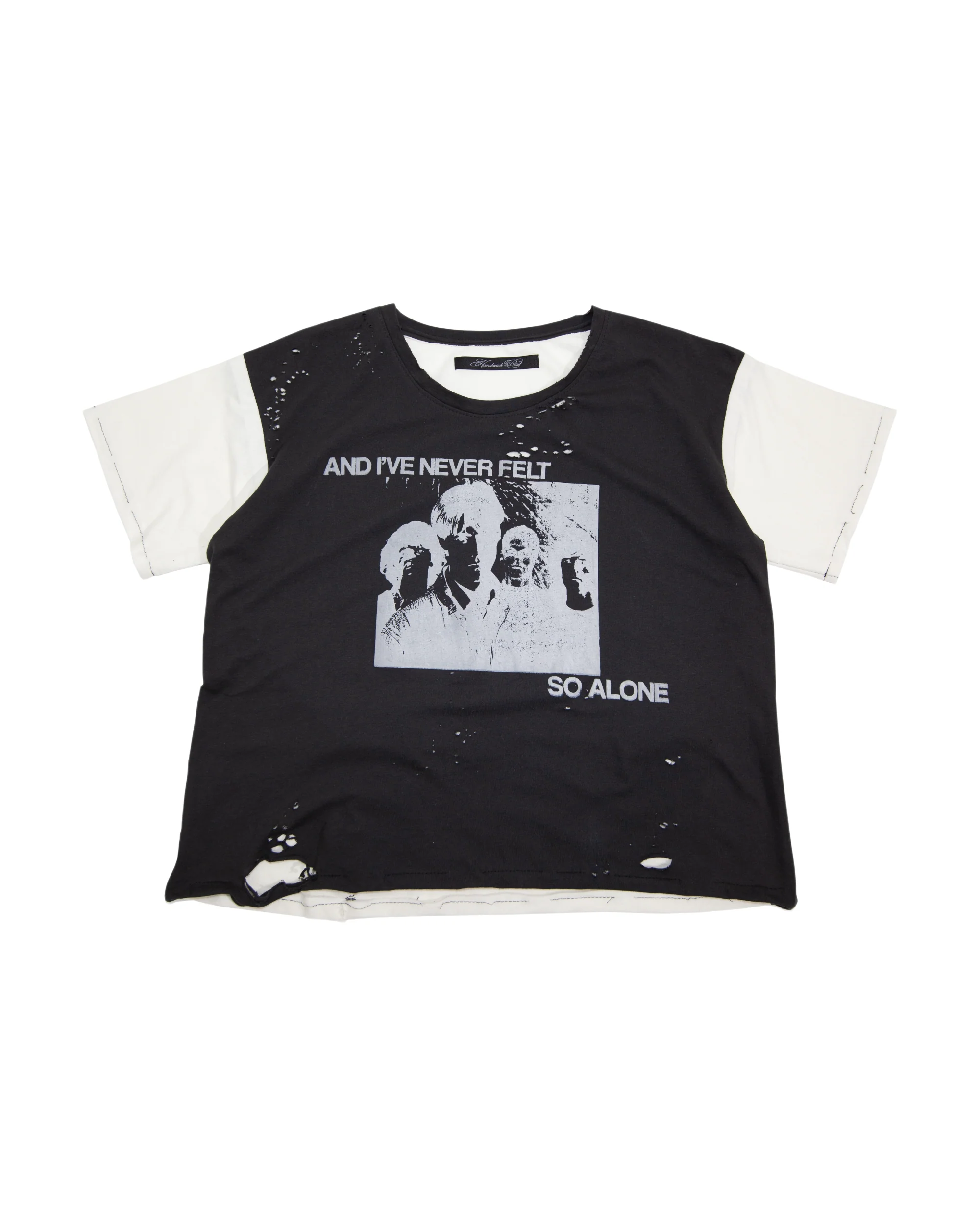 ALONE - CONTRAST TEE