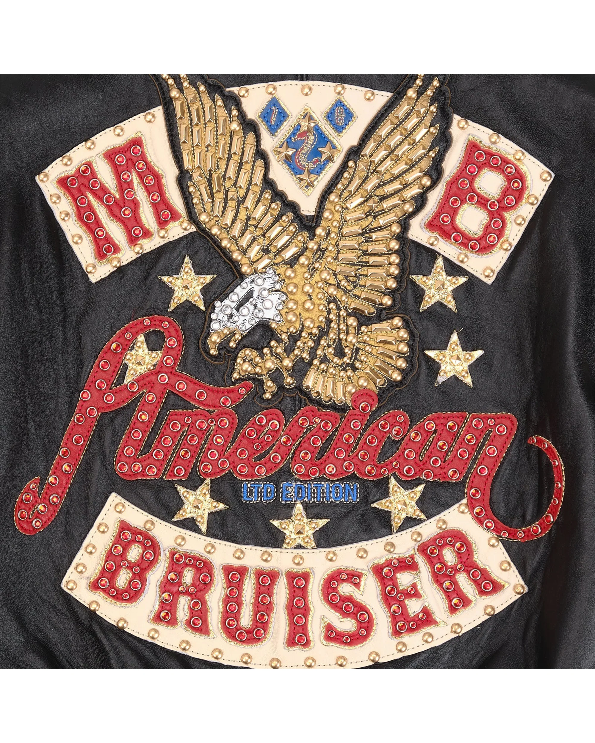 American Bruiser Plush Womens Crop Jacket - Black - Image 7