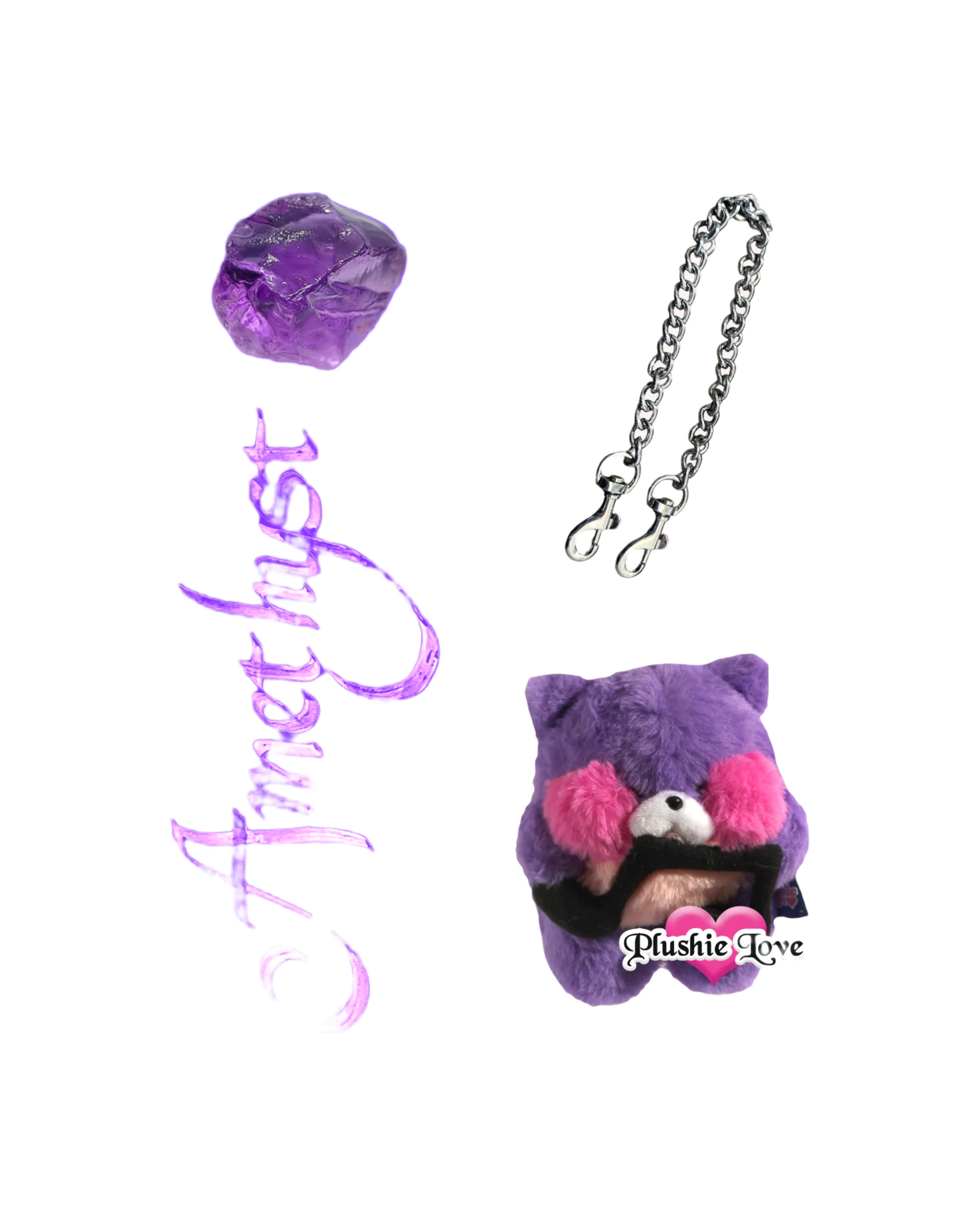 Amethyst Snoozle Bag Charm - Image 4