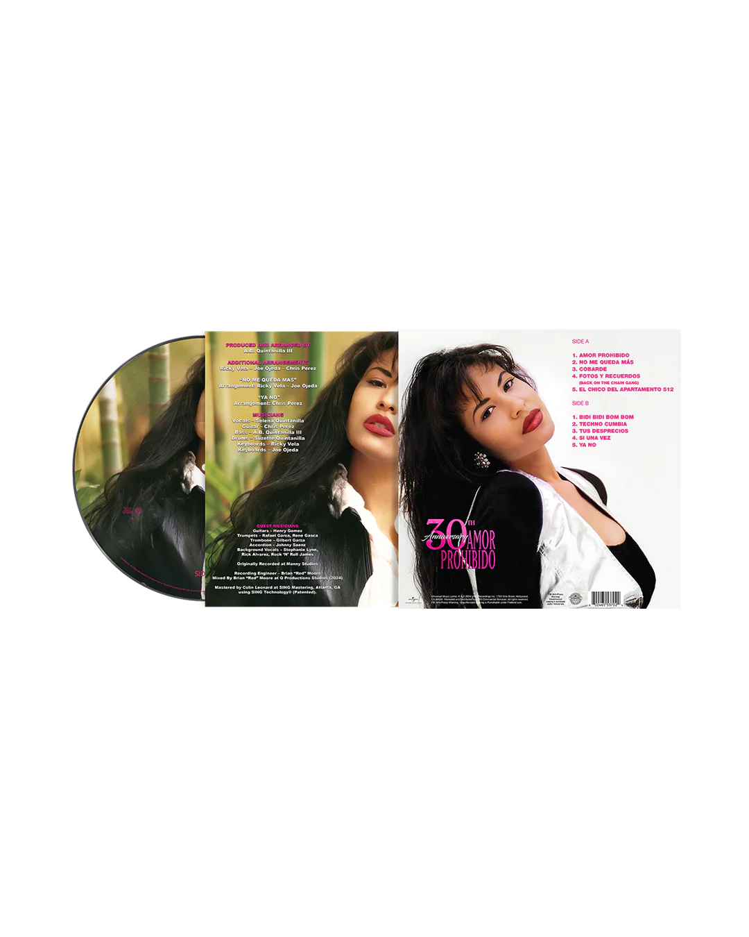 Amor Prohibido Picture Disc Vinyl - 30th Anniversary Edition - Image 2