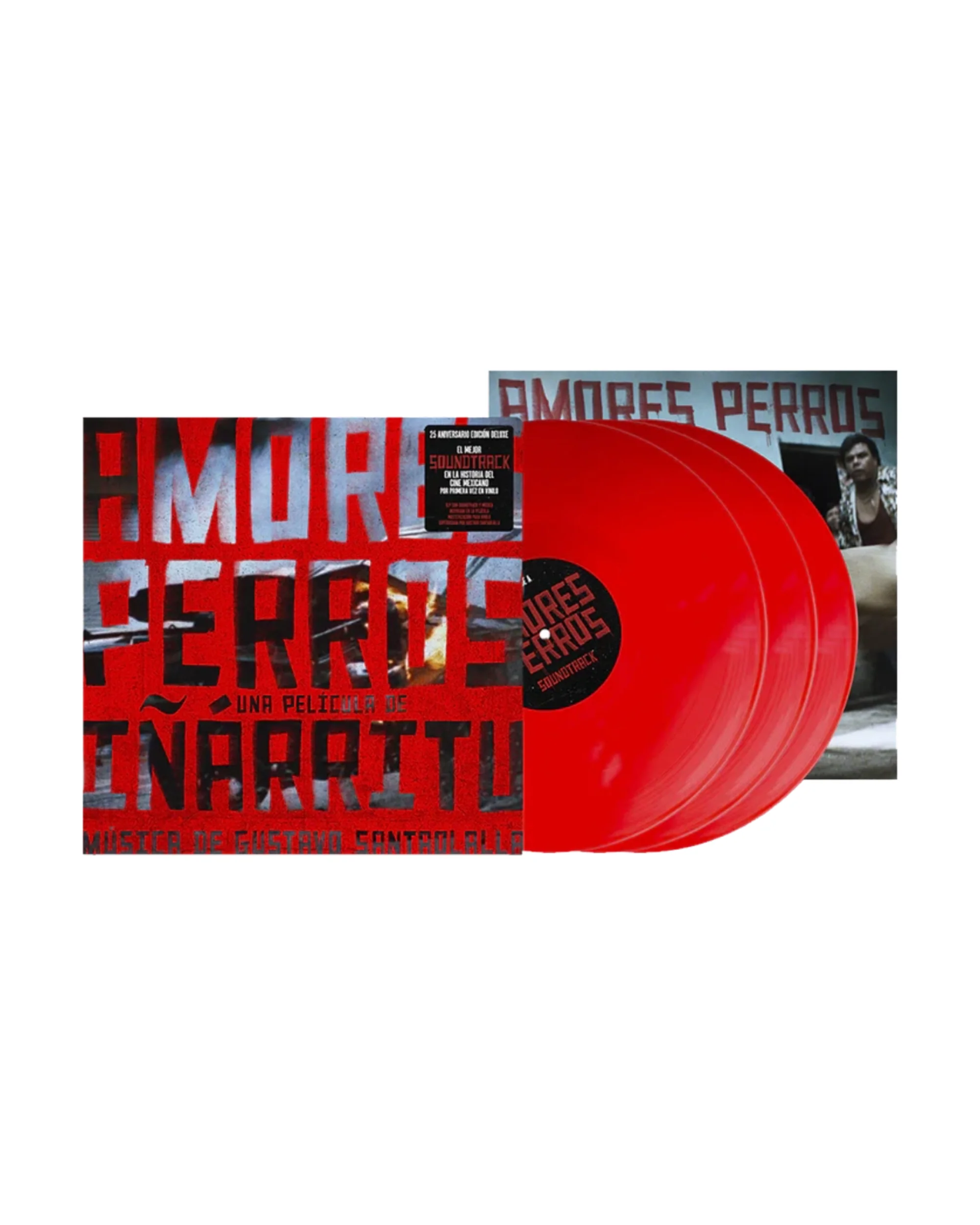 Amores Perros 3LP Red Vinyl (Exclusive Edition)