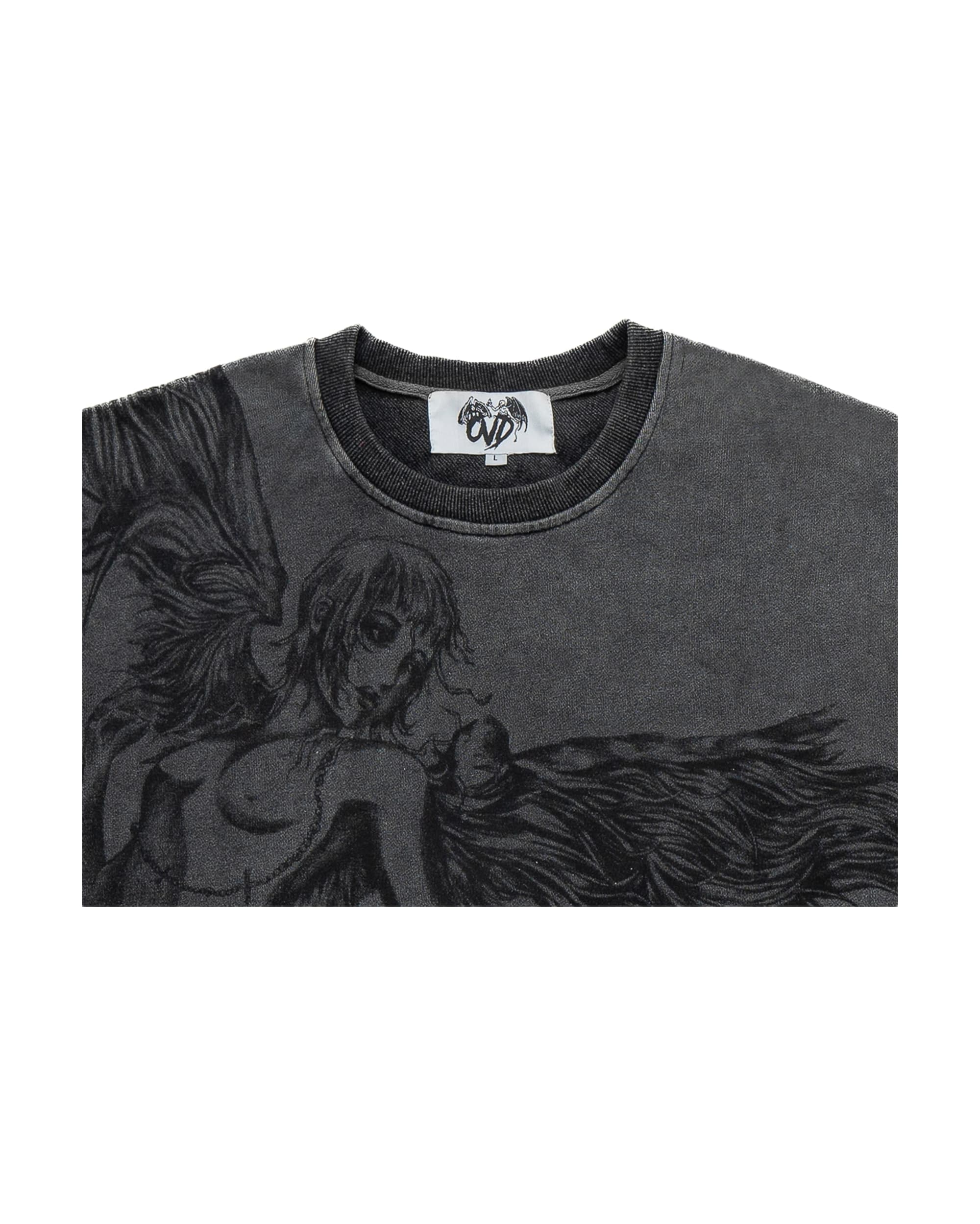 "ANGEL HVY WGHT WASHED TEE" - Image 2
