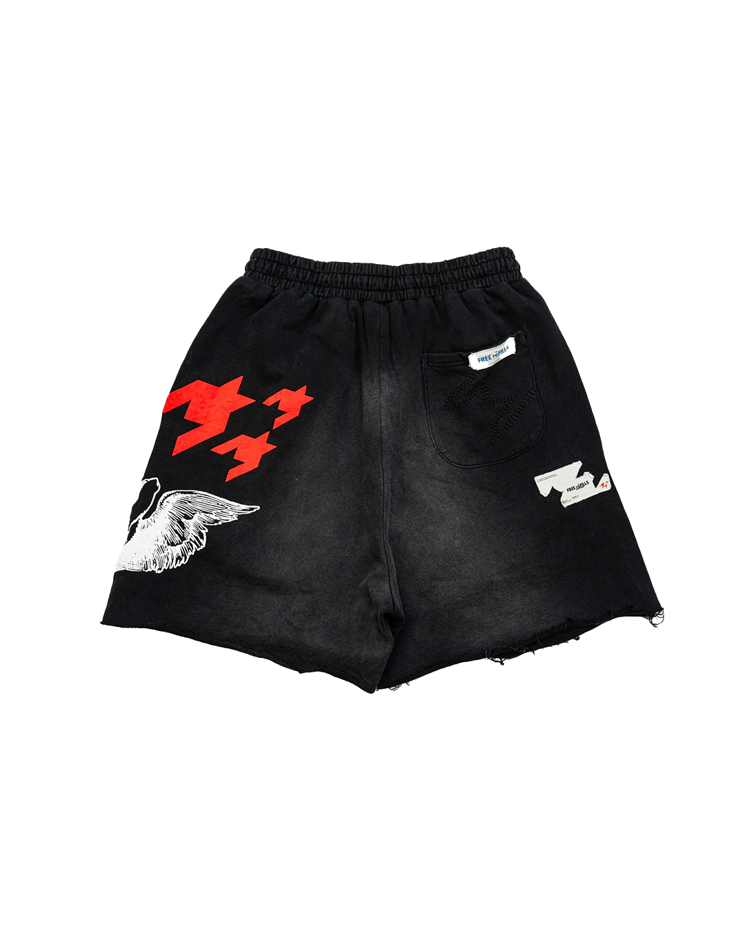Angeles Terry Shorts - Sun Fade Black - Image 2
