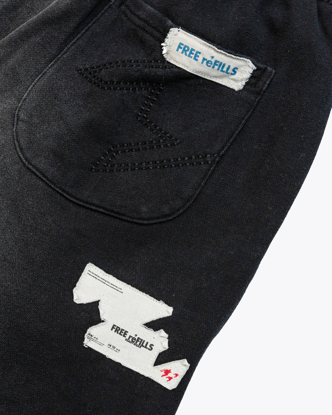 Angeles Terry Shorts - Sun Fade Black - Image 5