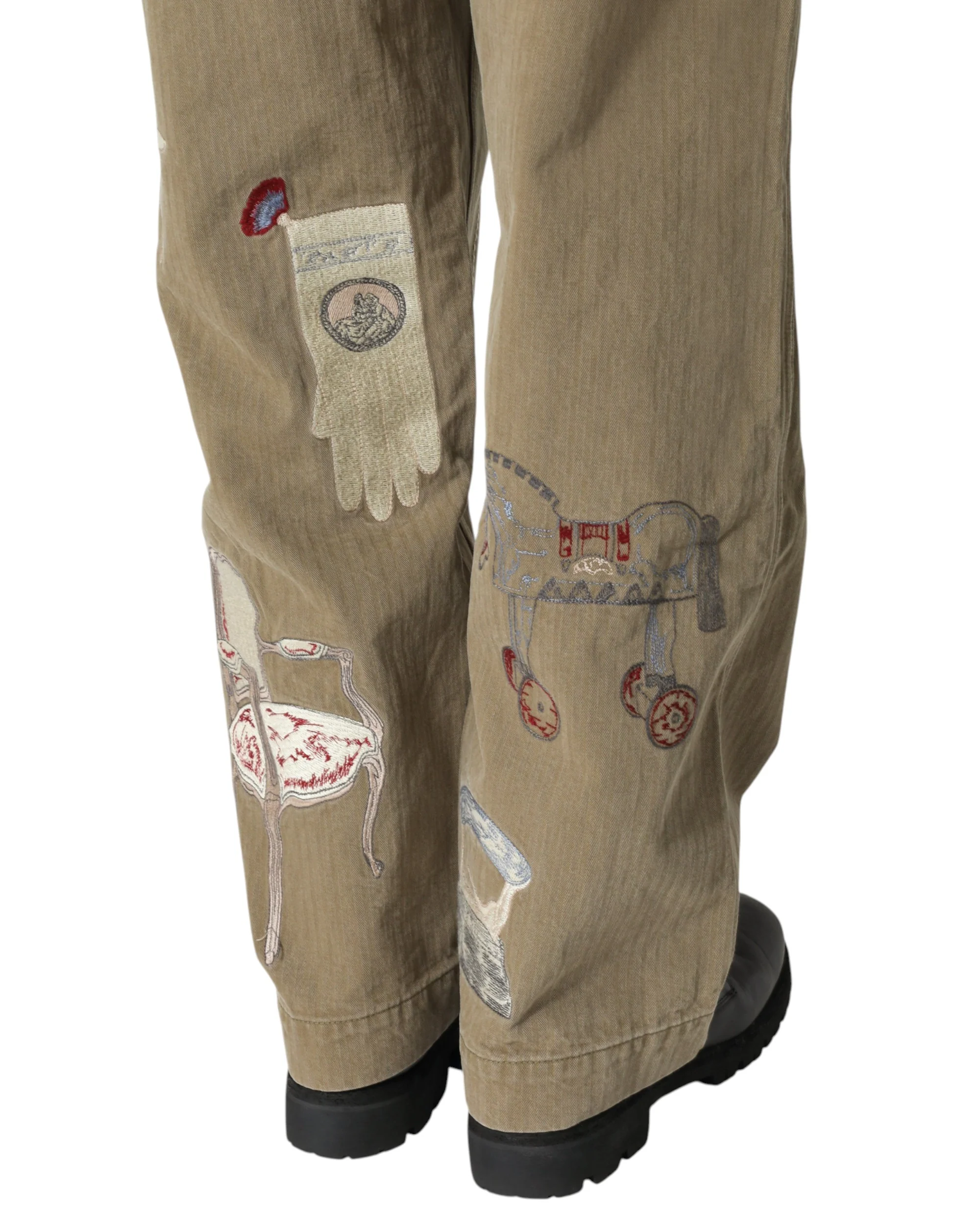 Antique Pant - Olive Brown - Image 9