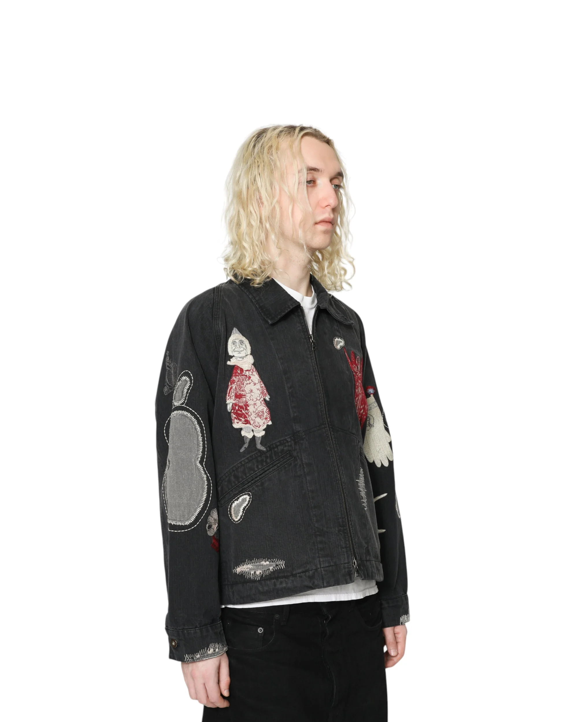 Antique Zip Jacket - Vintage Black - Image 3