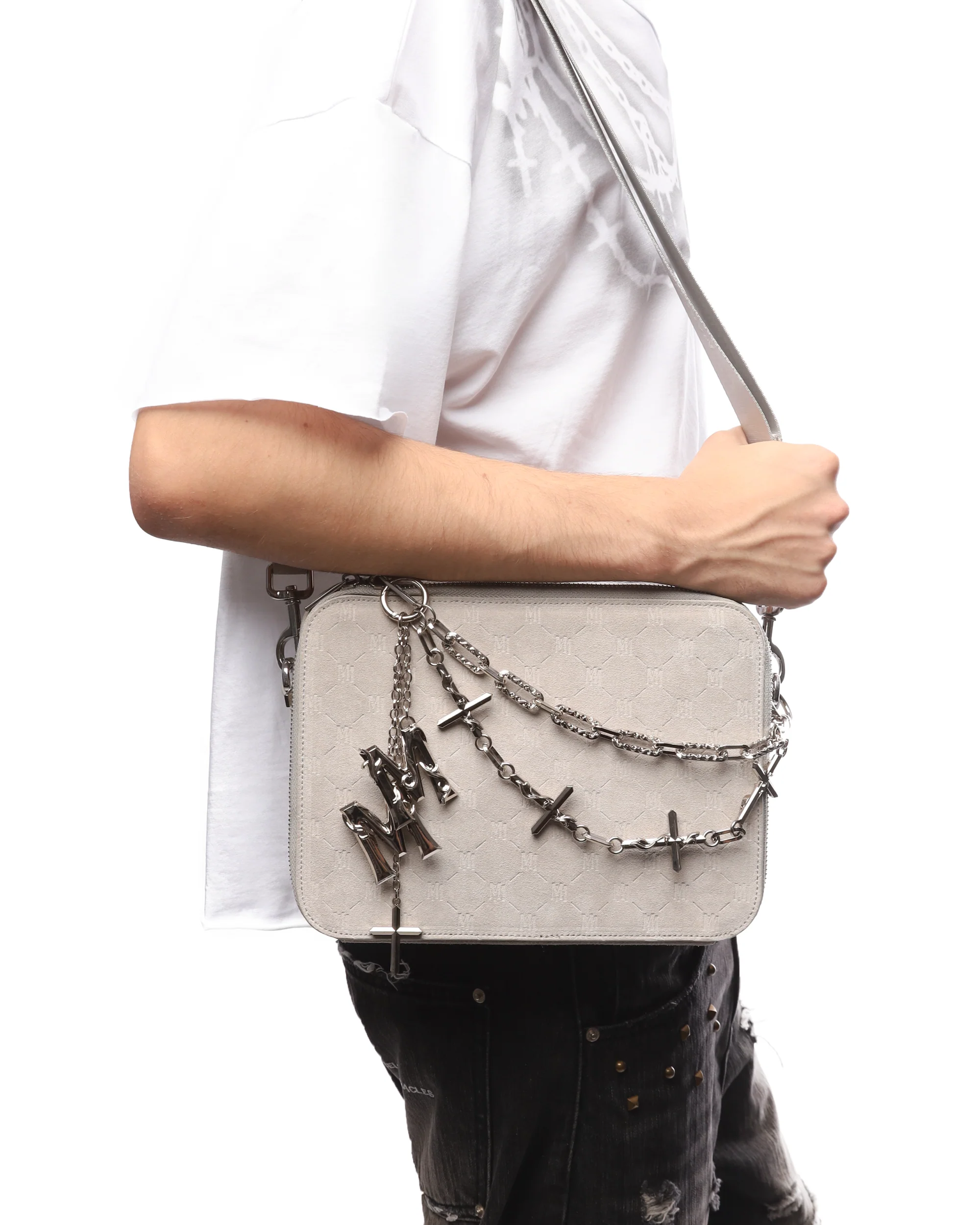ANTWERP CROSSBODY BAG in GREY - Image 4