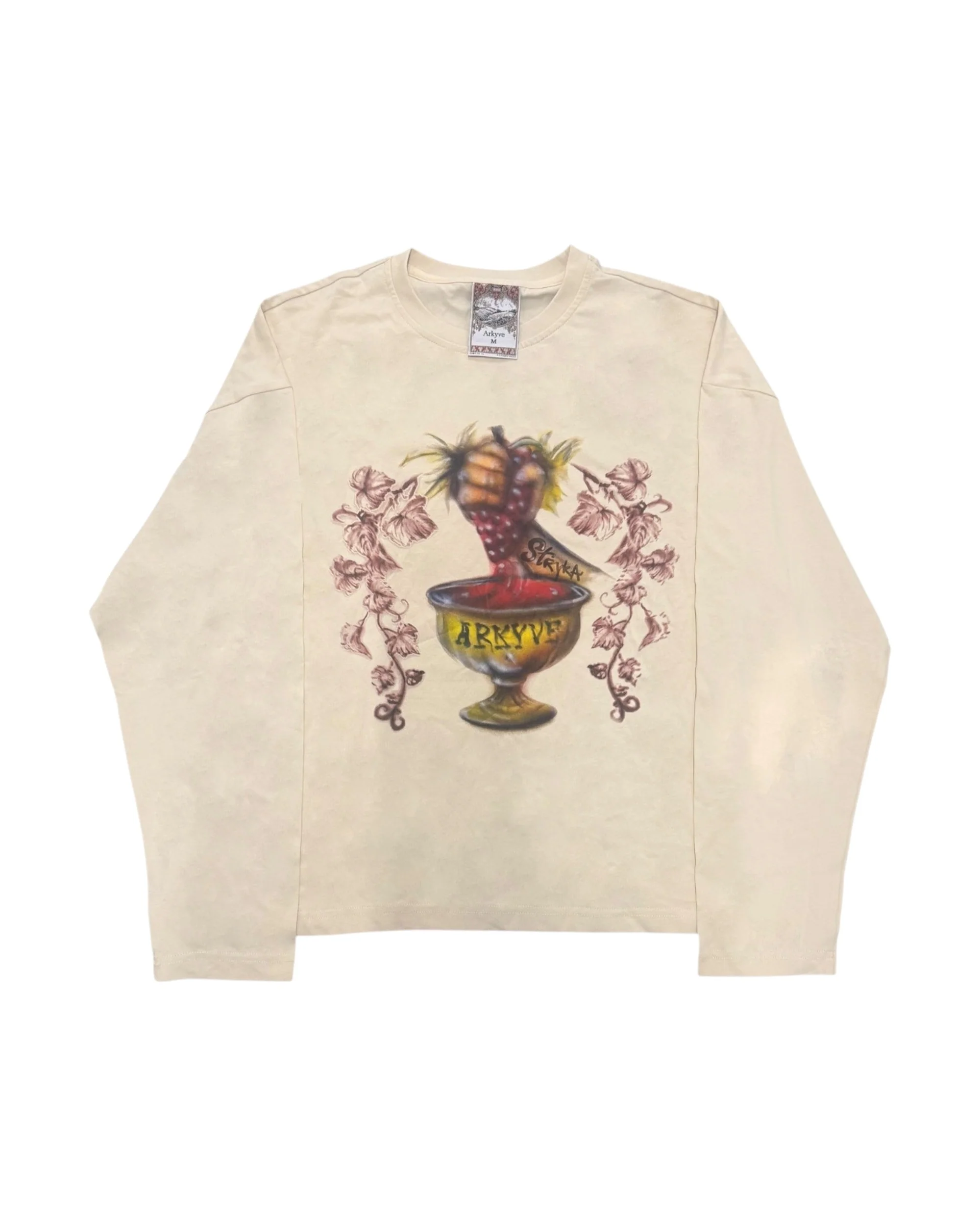 Arkyve X Stryka "Wine Label" Long Sleeve
