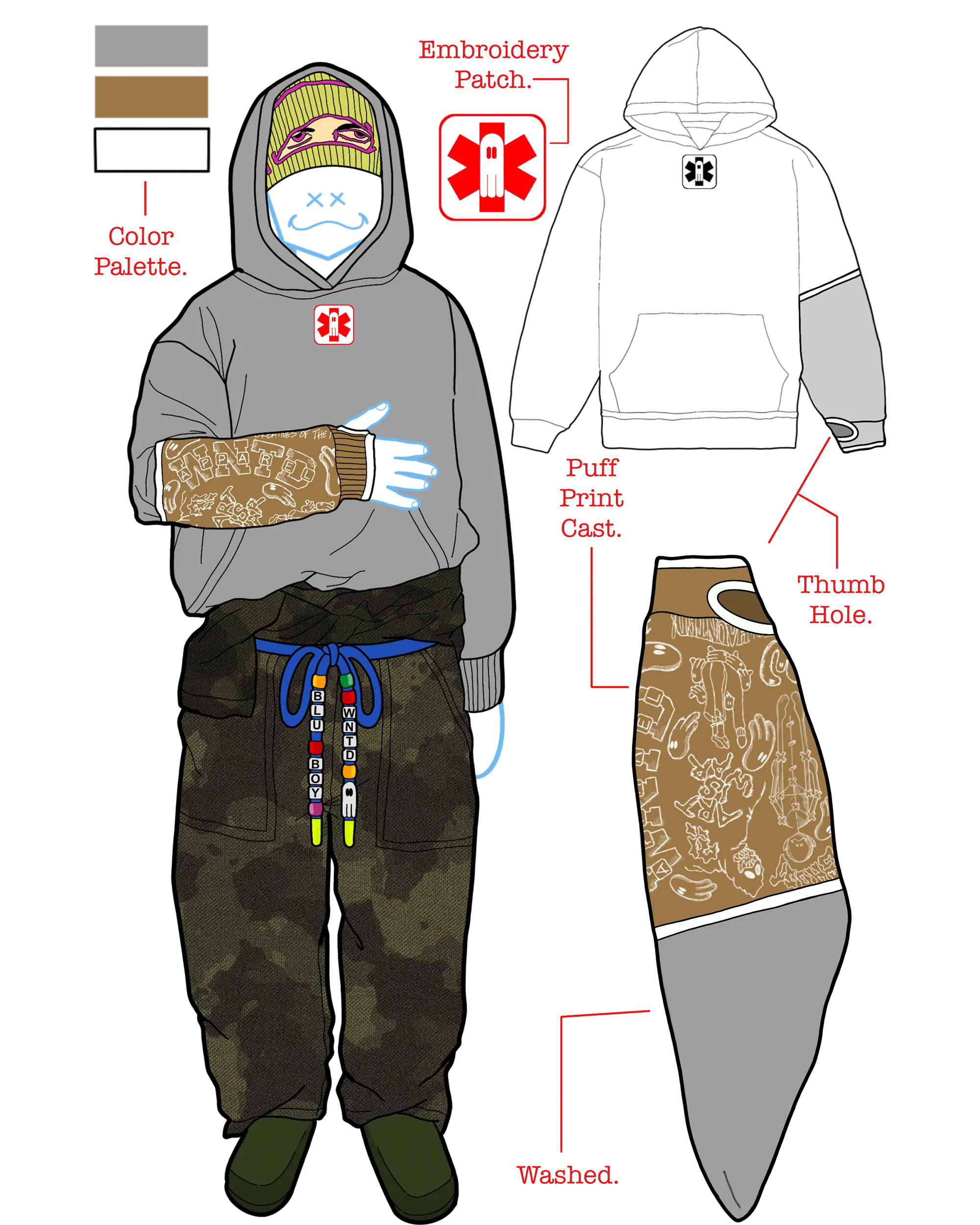 ARM CAST HOODIE - Image 4