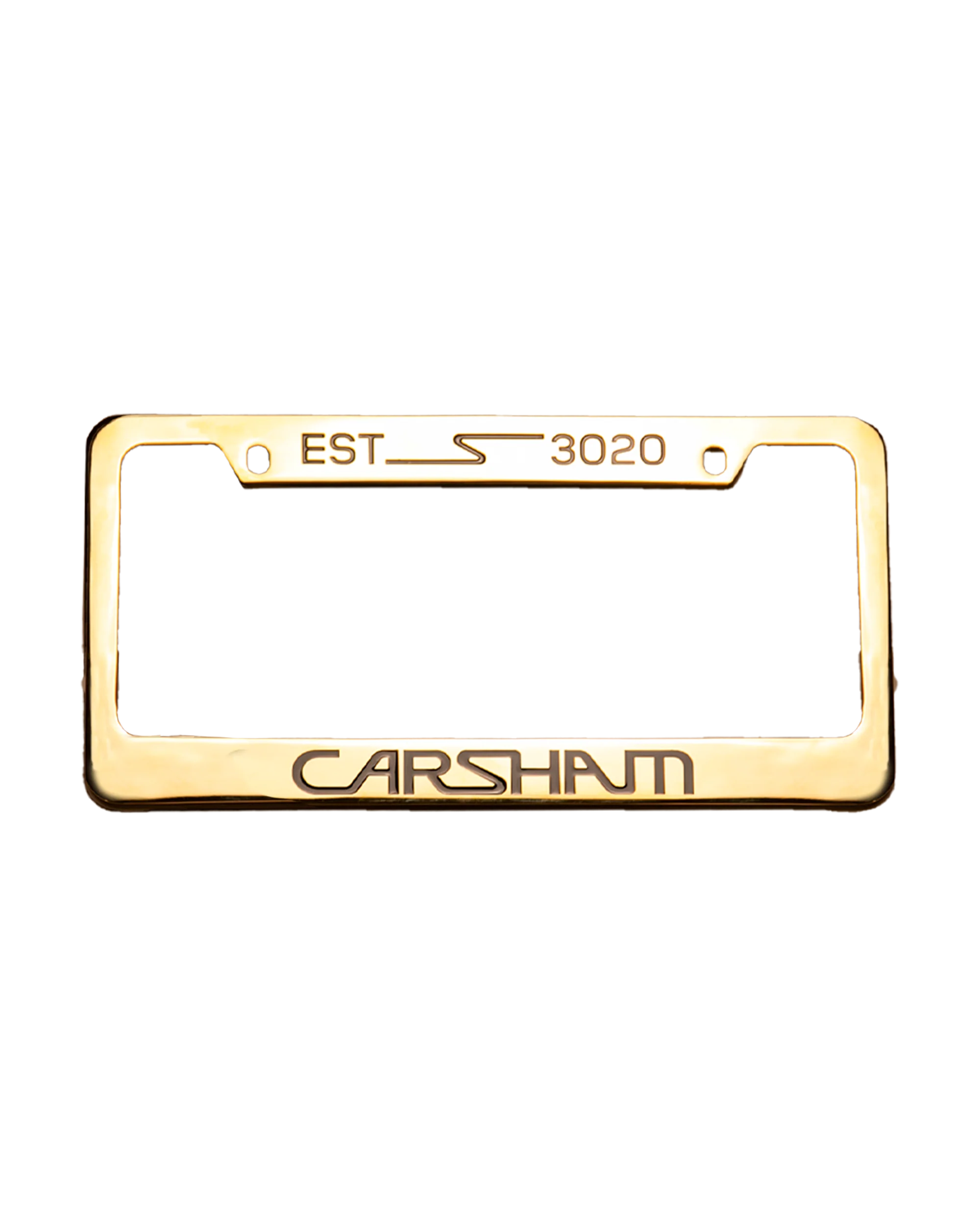 Arsham Studio Carsham License Plate Frame (Gold)