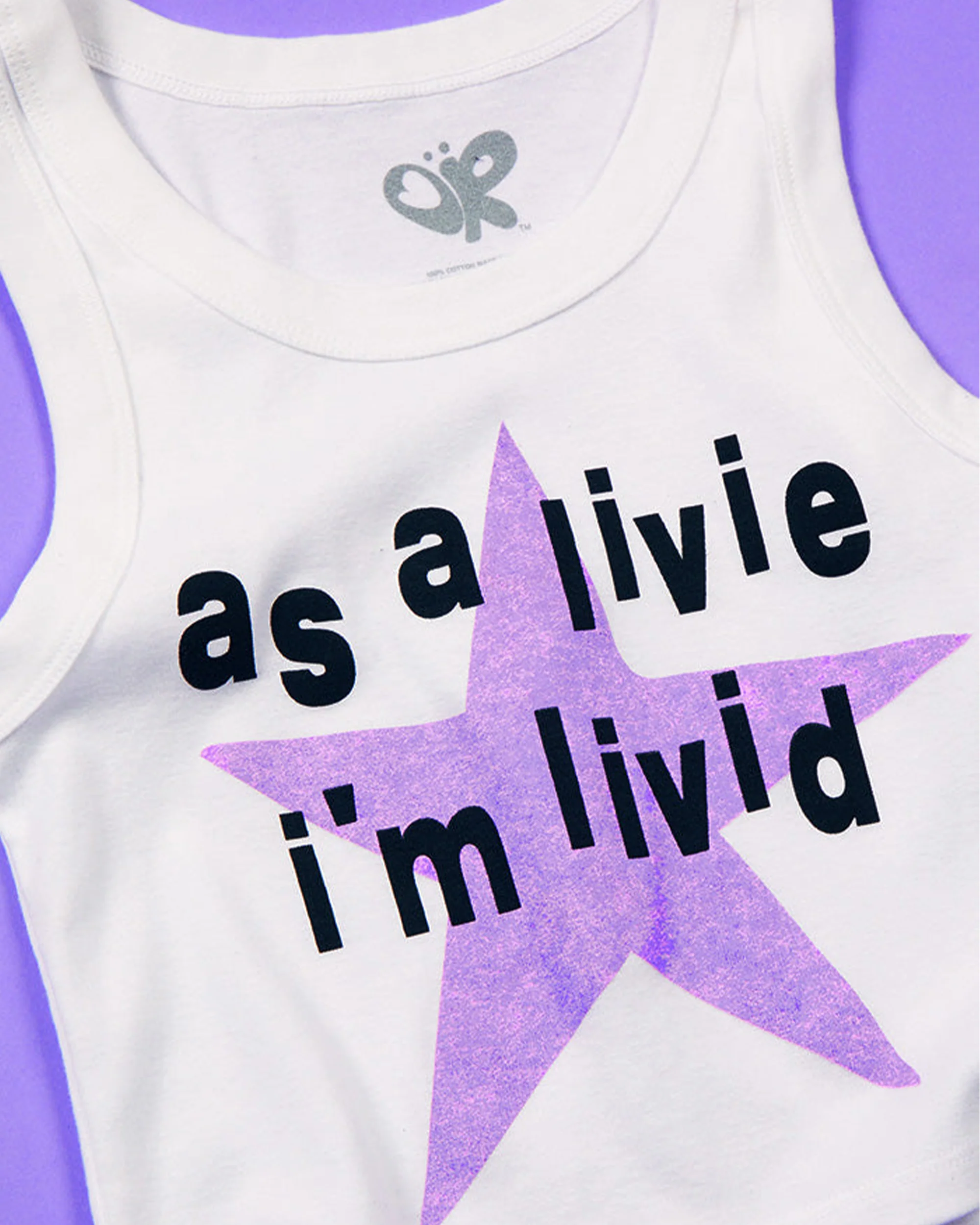 as a livie i'm livid crop tank - Image 3