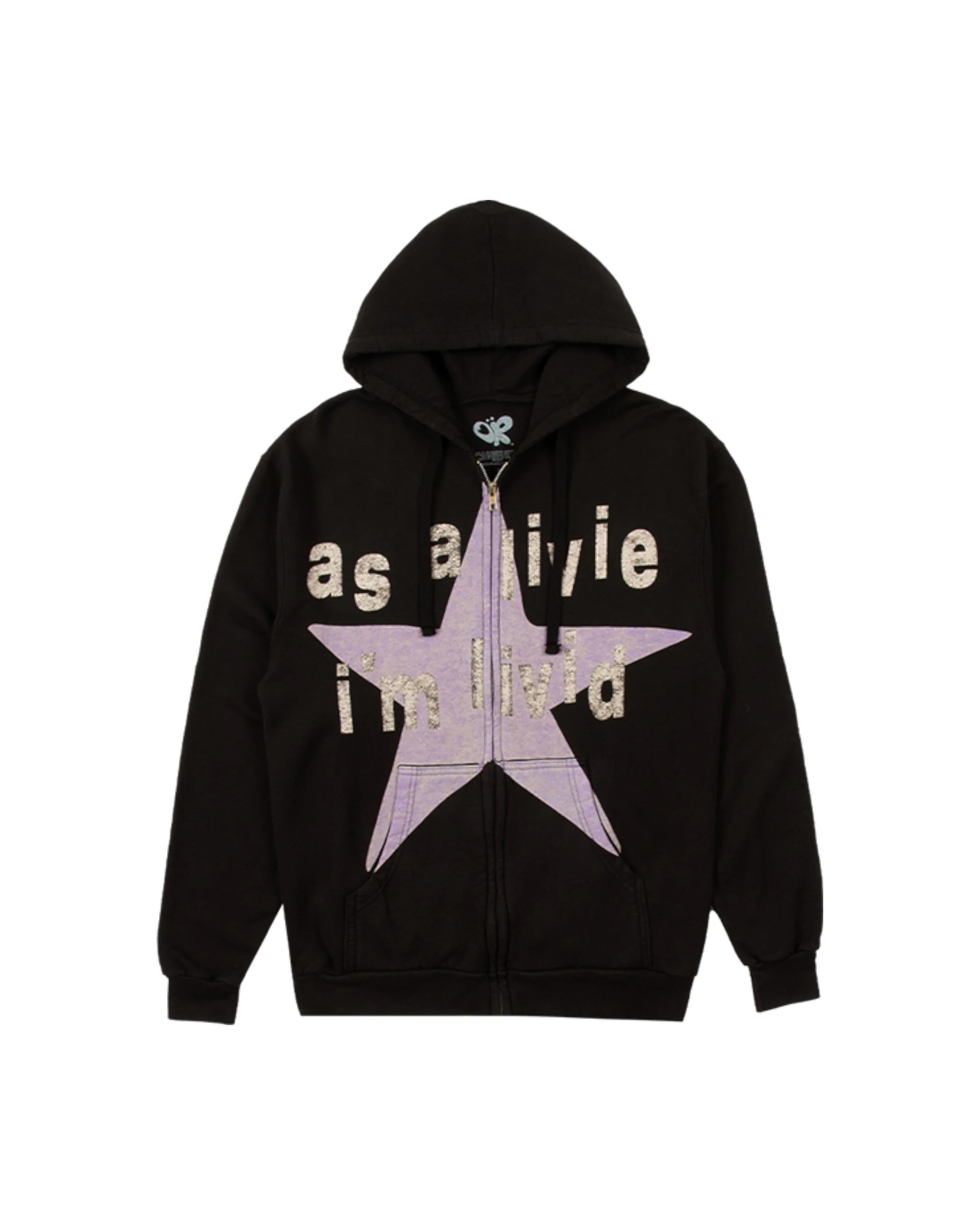 as a livie i'm livid zip up hoodie