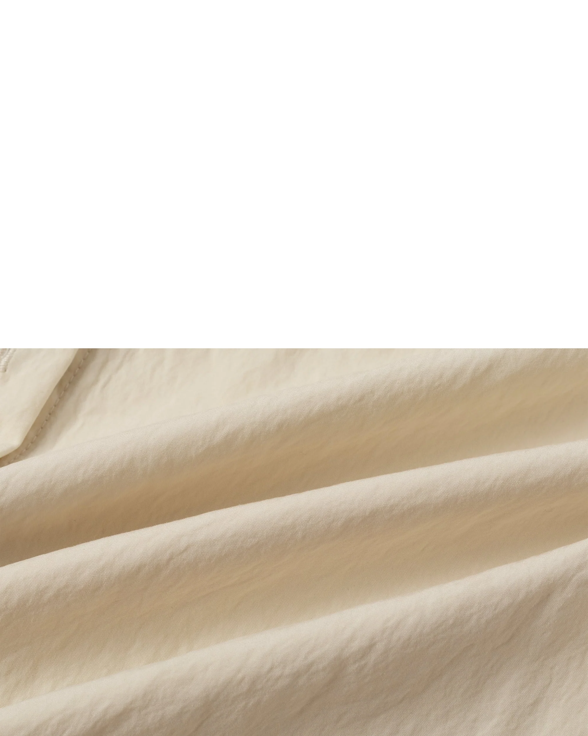 Asymmetrical Split Button Up - Creme - Image 12