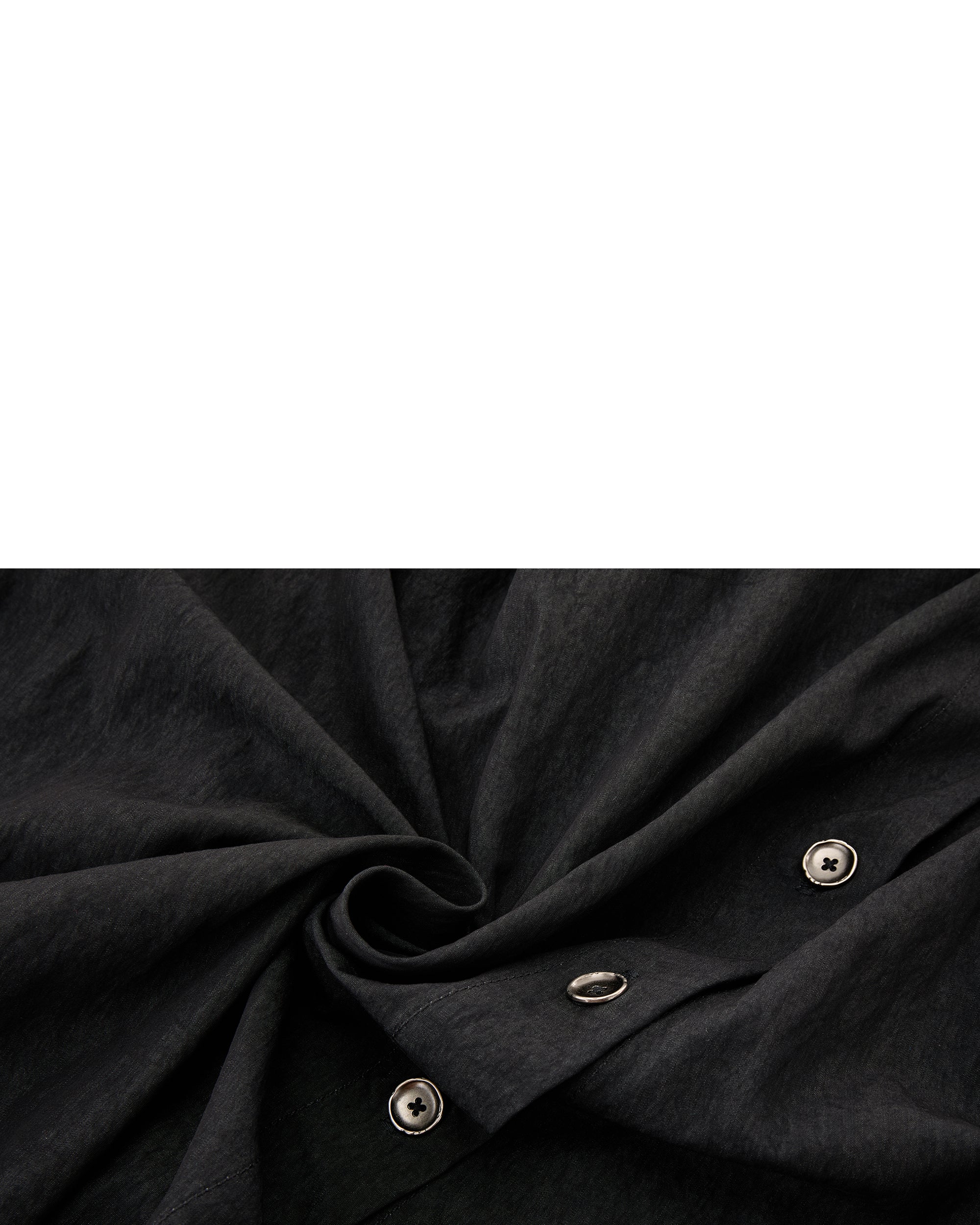 Asymmetrical Split Button Up - Midnight - Image 11