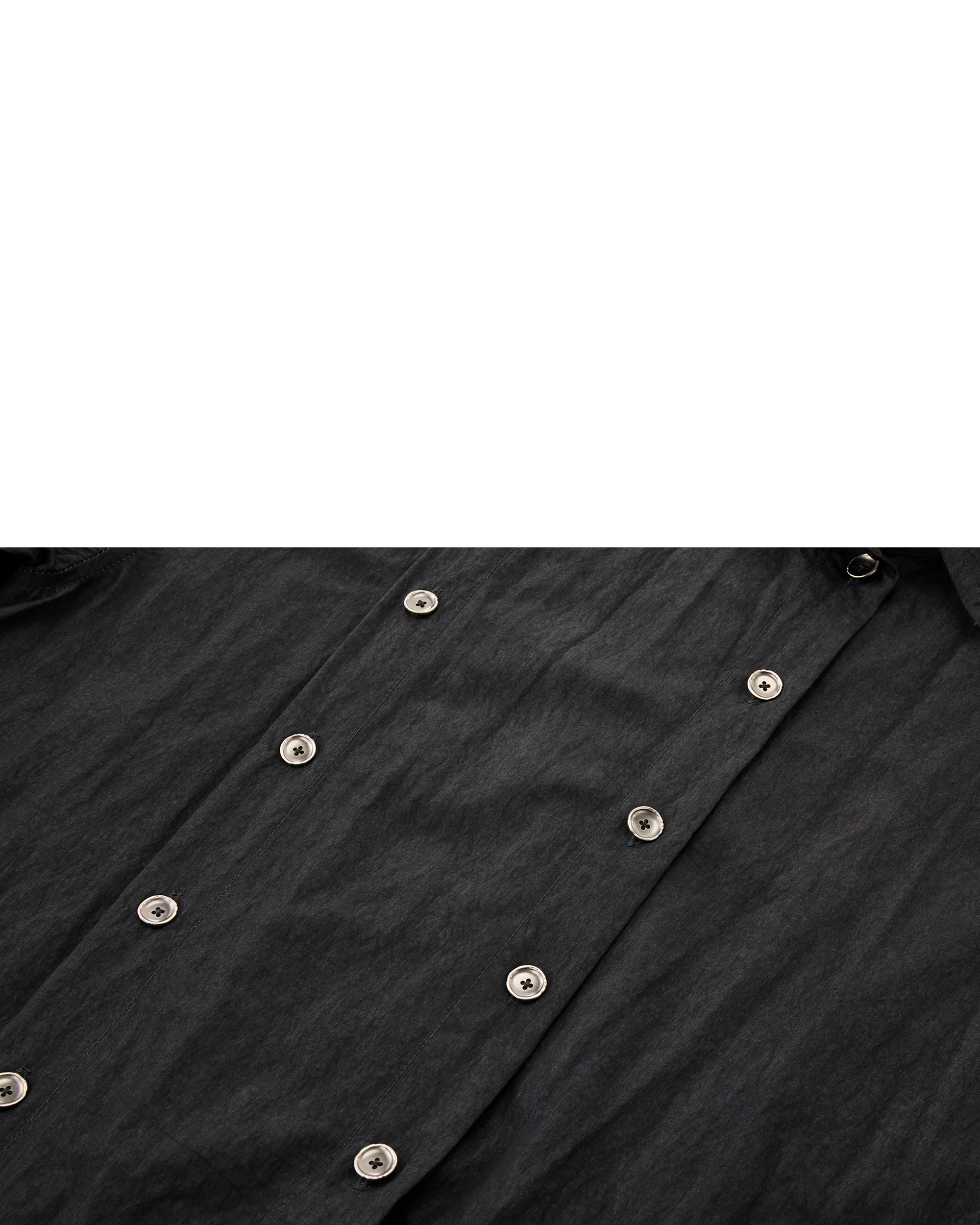 Asymmetrical Split Button Up - Midnight - Image 7