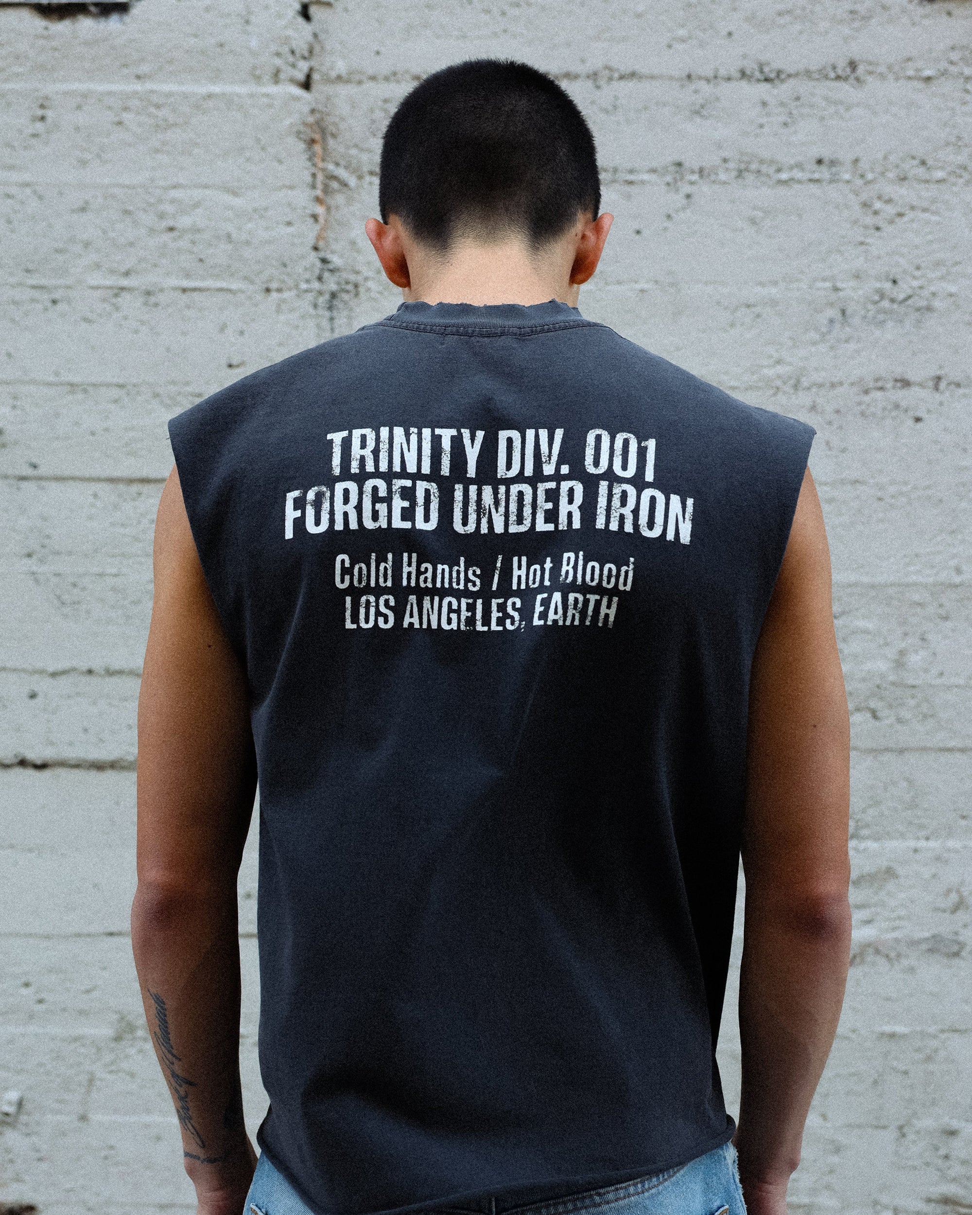 Athletics Sleeveless Tee - Vintage Black - Image 4