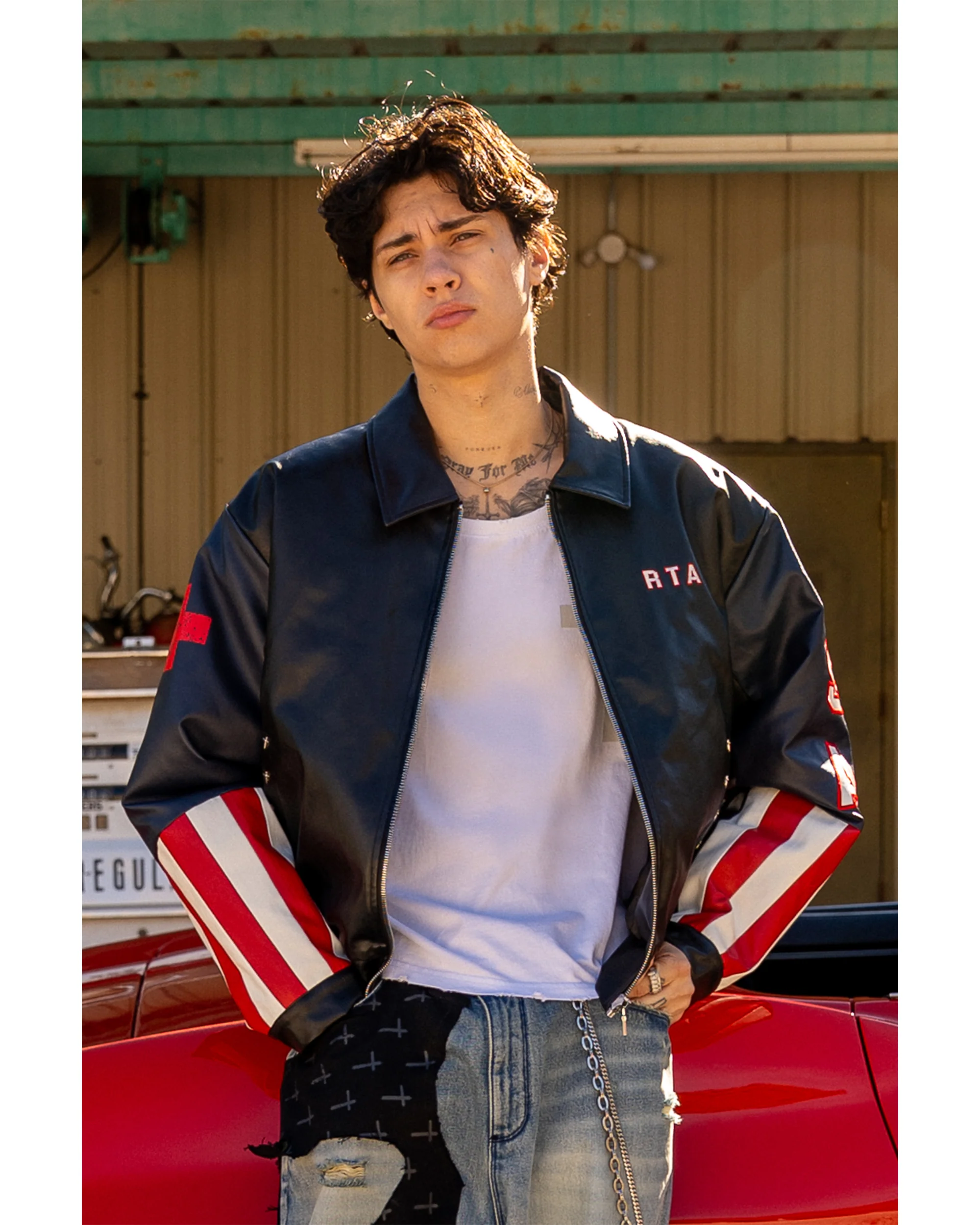 AVEN BOMBER JACKET | BLACK USA - Image 3