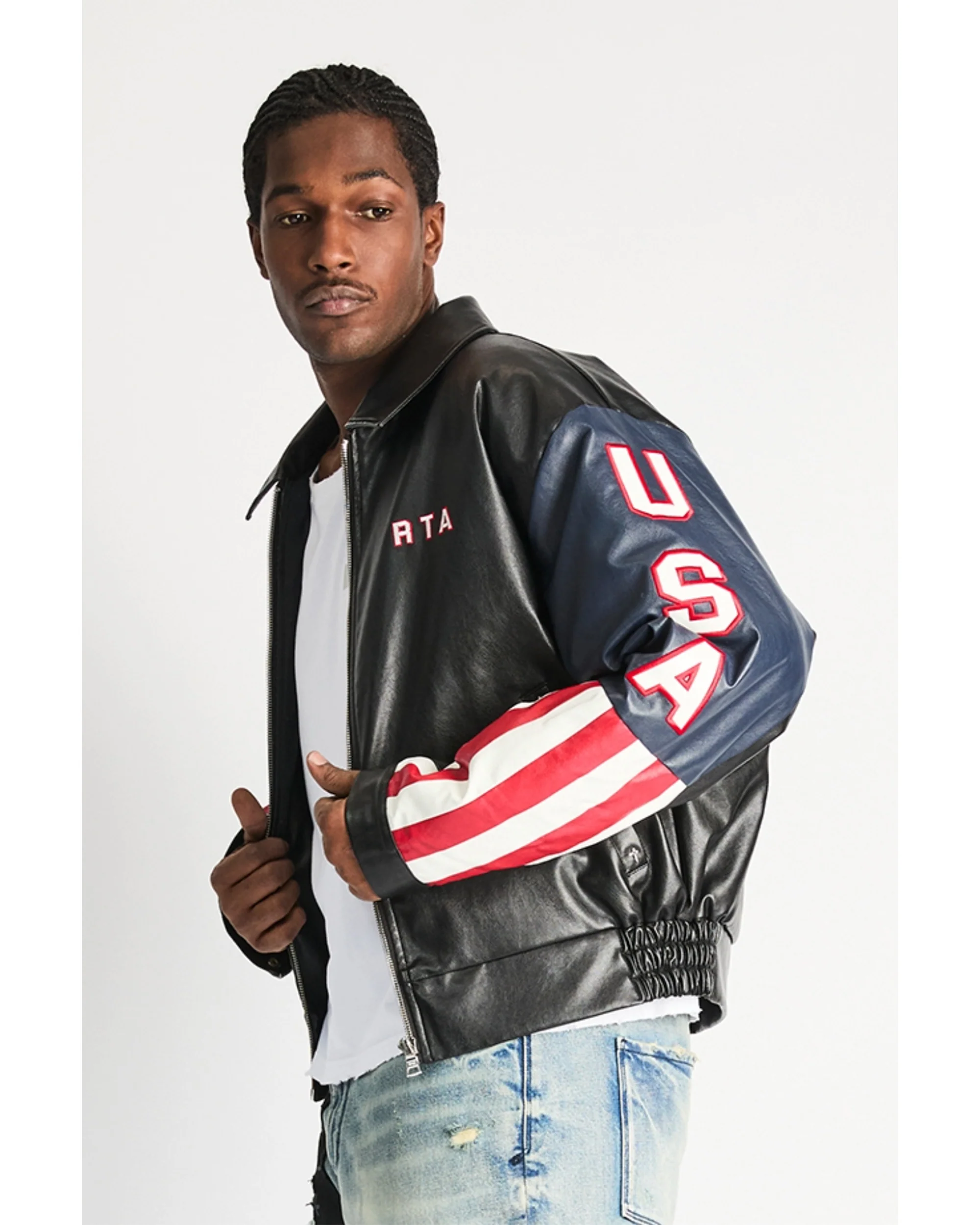 AVEN BOMBER JACKET | BLACK USA - Image 4