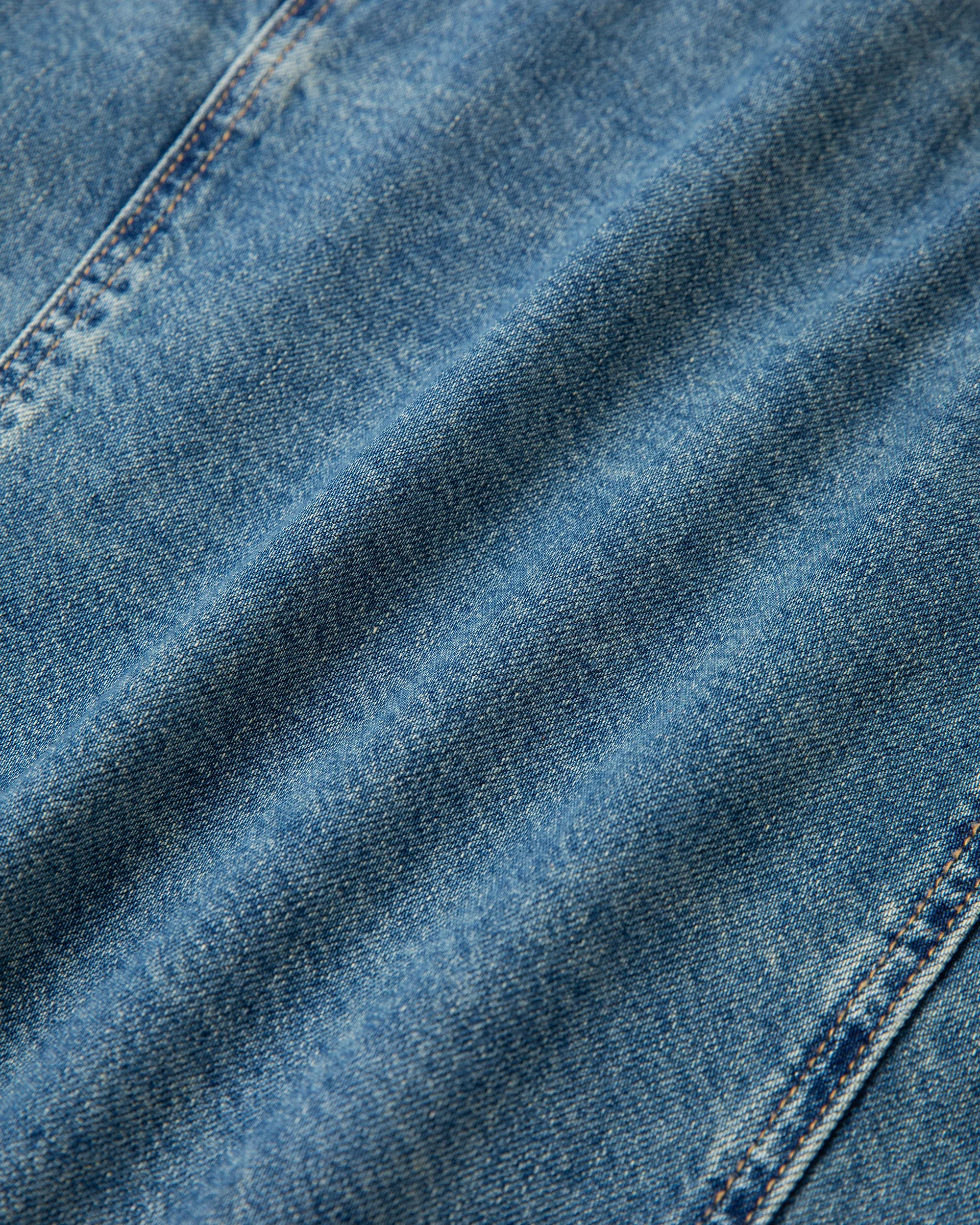 Azar Studded Denim Trucker Jacket - Image 8