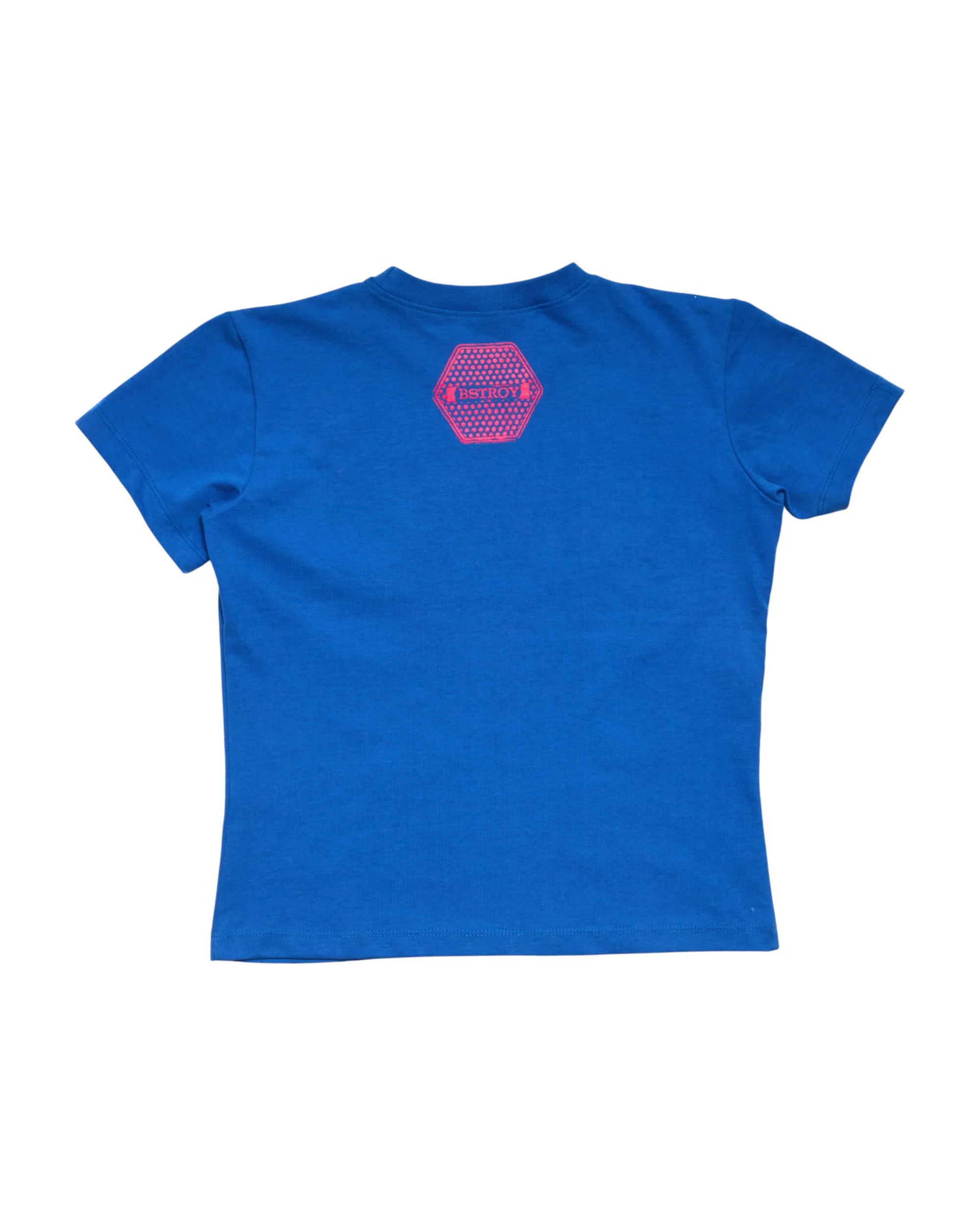 (b).Kini Wax Baby Tee (Blue) - Image 2