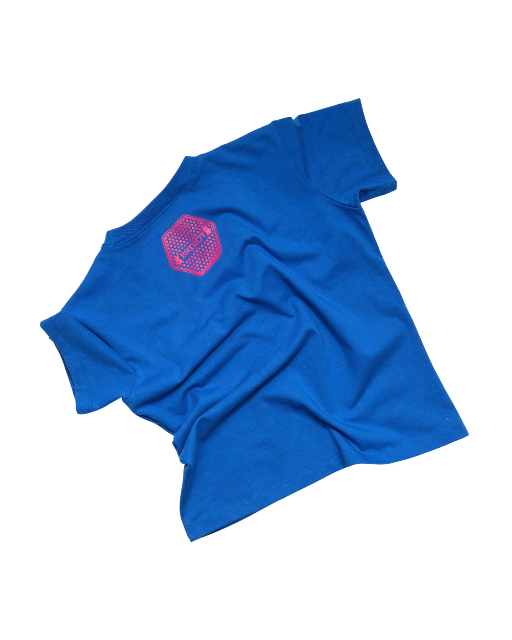 (b).Kini Wax Baby Tee (Blue) - Image 4