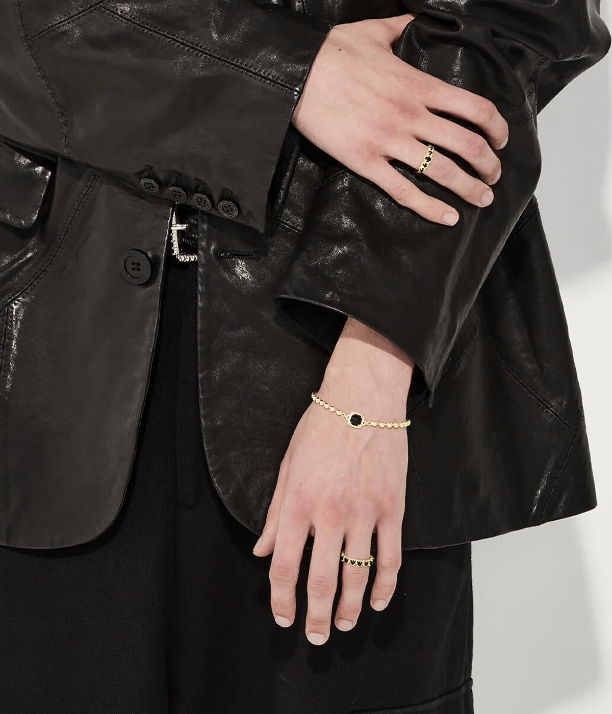 BABY CLAW BALL CHAIN BRACELET - GOLD PLATED - Image 6