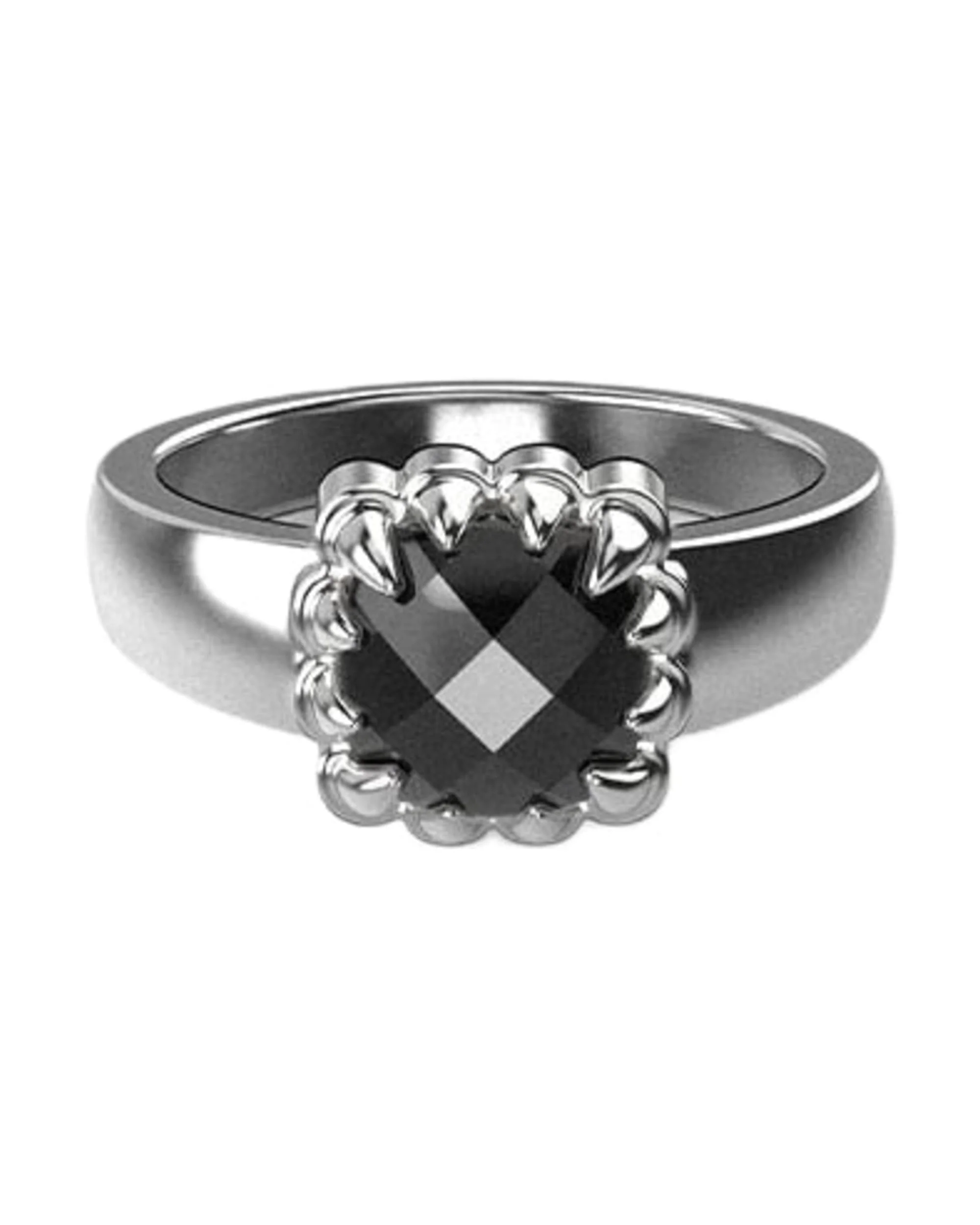 BABY CLAW RING ONYX